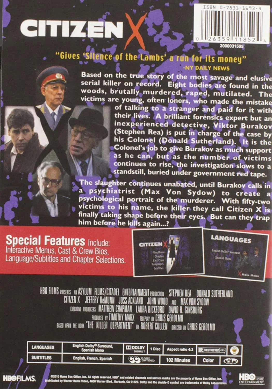 Citizen X [DVD] - Image 3
