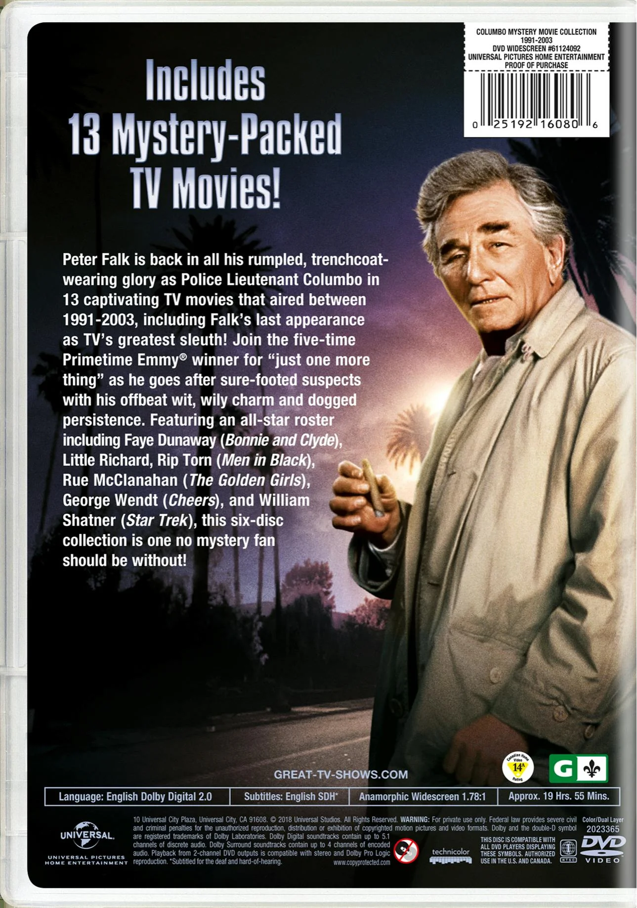 Columbo: Mystery Movie Collection 1991-2003 (Box Set) [DVD] - Image 2