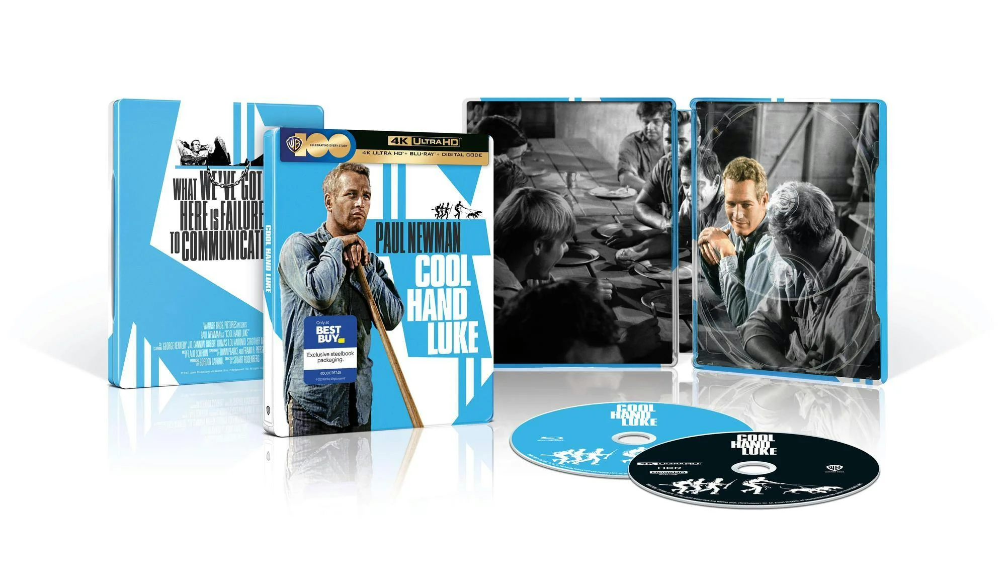 Cool Hand Luke (4K Ultra HD Steelbook + Blu-ray) [UHD] - Image 3