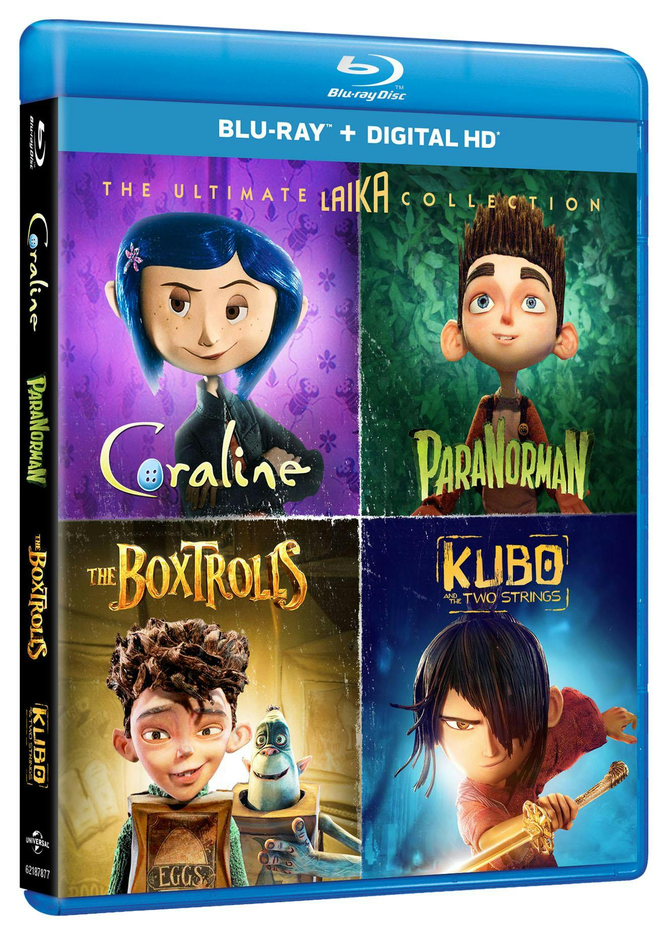 Coraline/ParaNorman/The Boxtrolls/Kubo and the Two Strings [Blu-ray] - Image 2