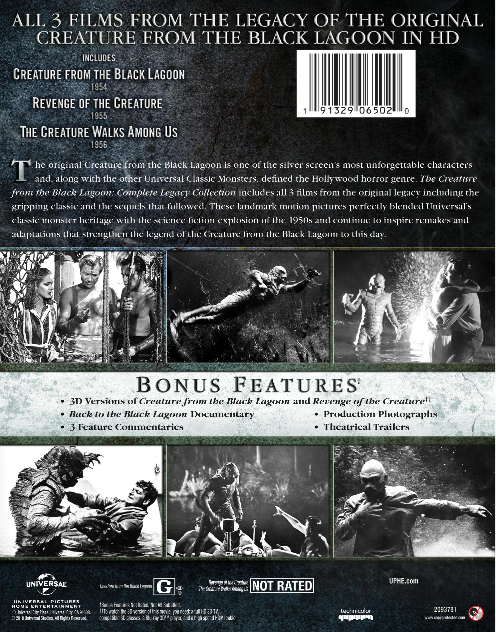 Creature from the Black Lagoon: Complete Legacy Collection [Blu-ray] - Image 2