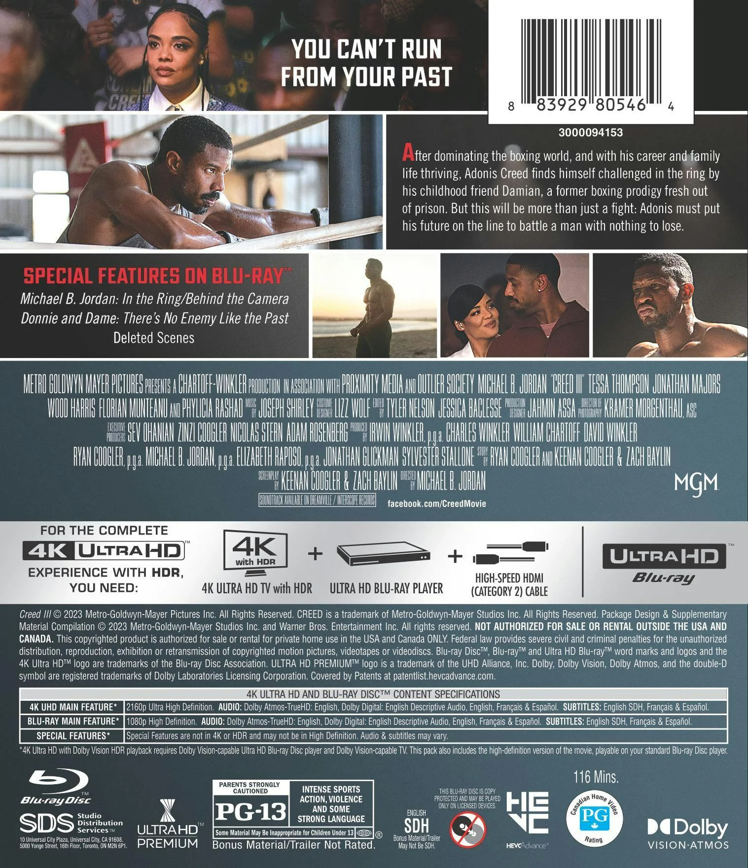 Creed III (4K Ultra HD + Blu-ray) [UHD] - Image 3