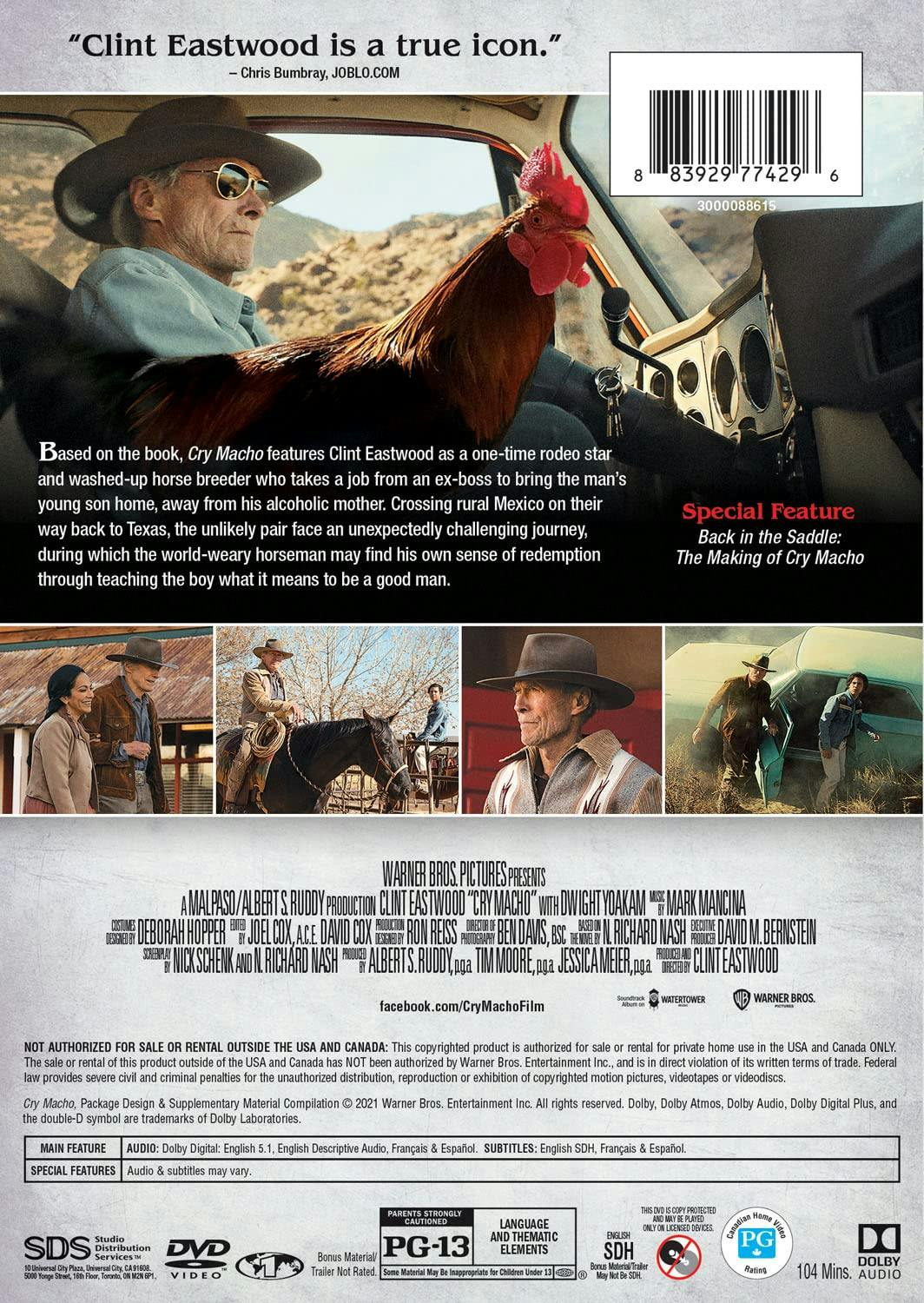 Cry Macho [DVD] - Image 3