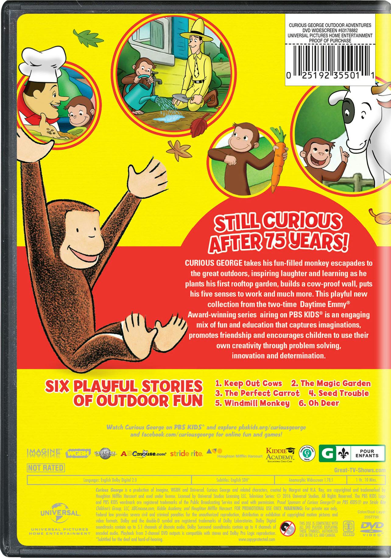 Curious George: Outdoor Adventures [DVD] - Image 2