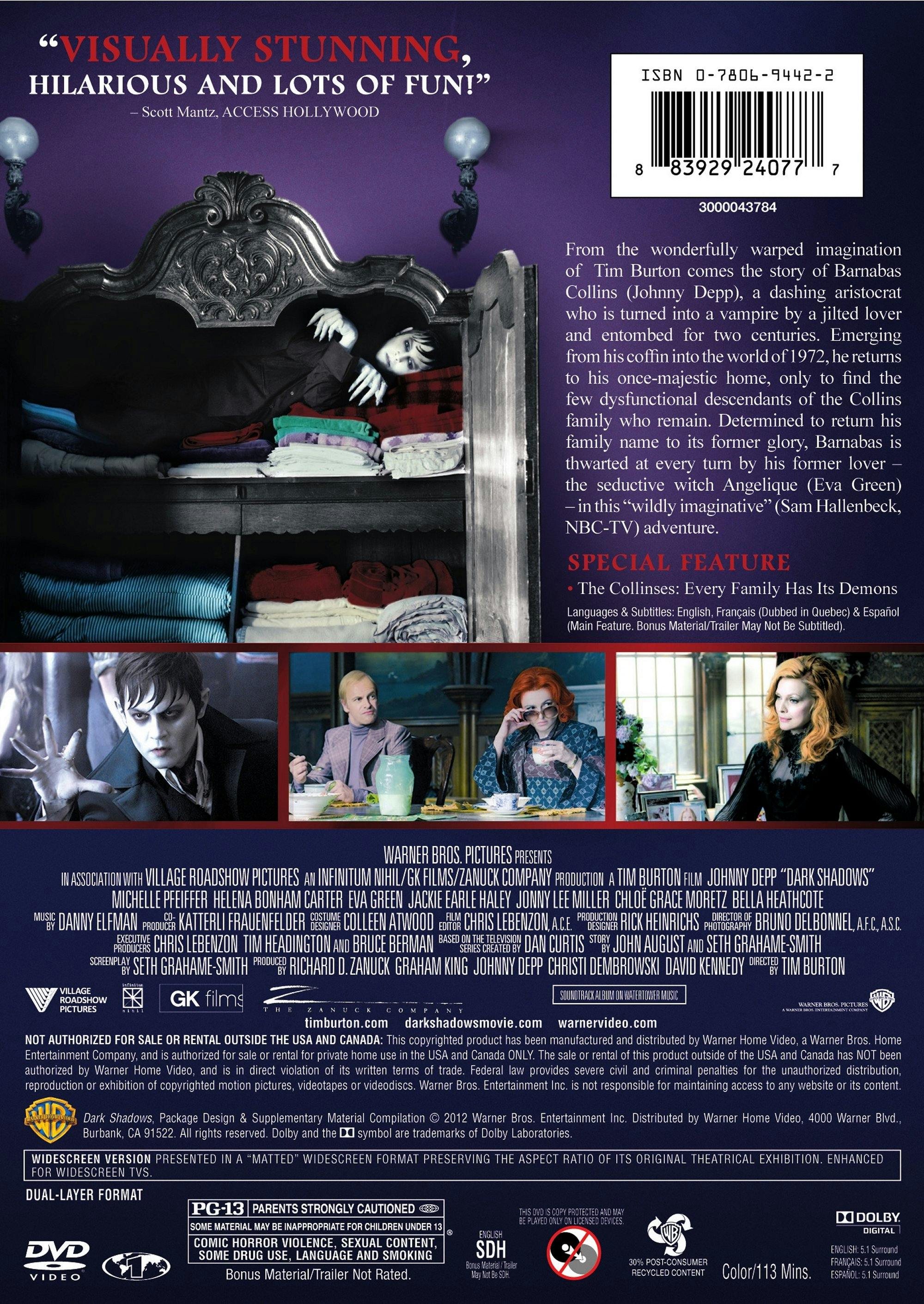 Dark Shadows [DVD] - Image 2
