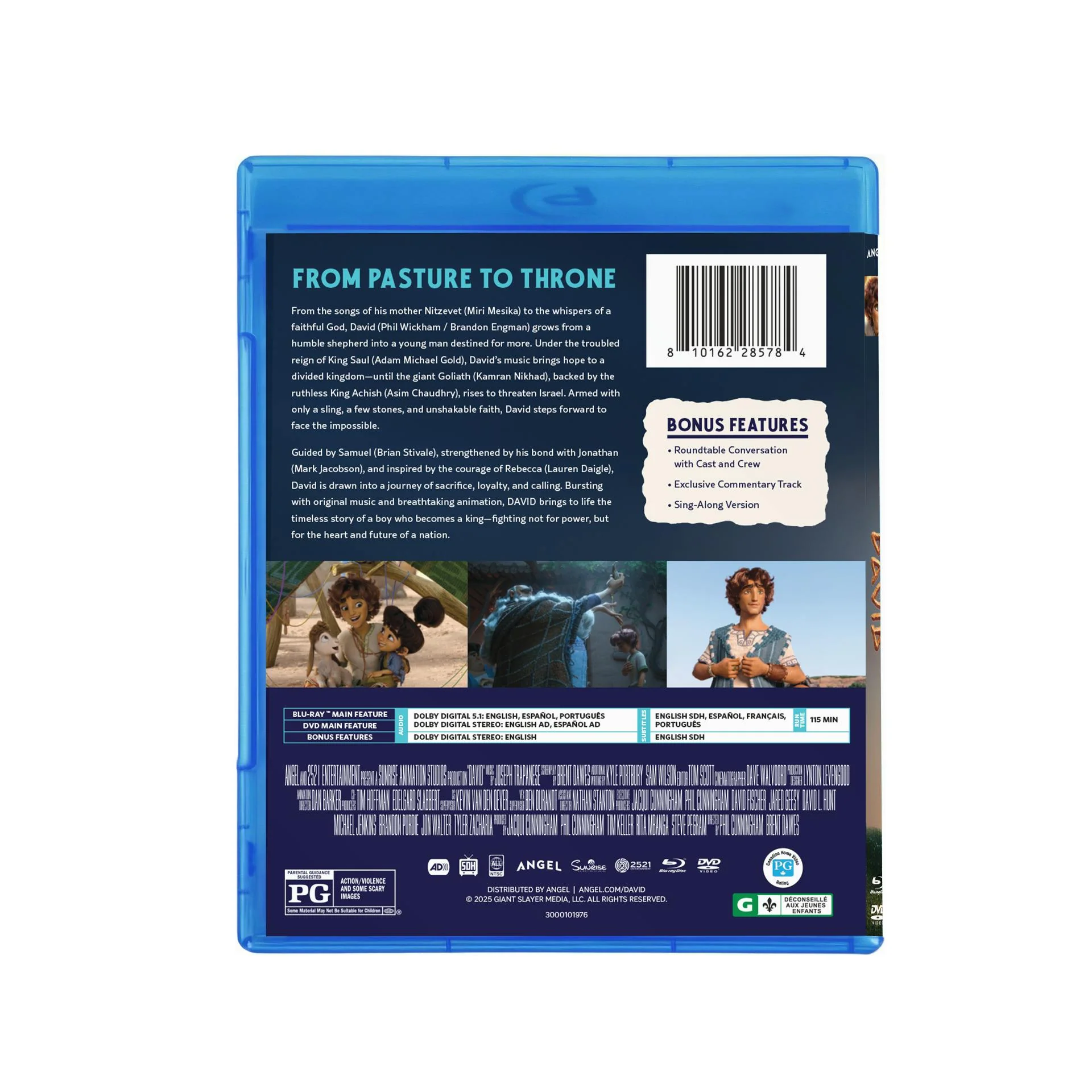 David (Blu-ray + DVD Combo) [Blu-ray] - Image 3
