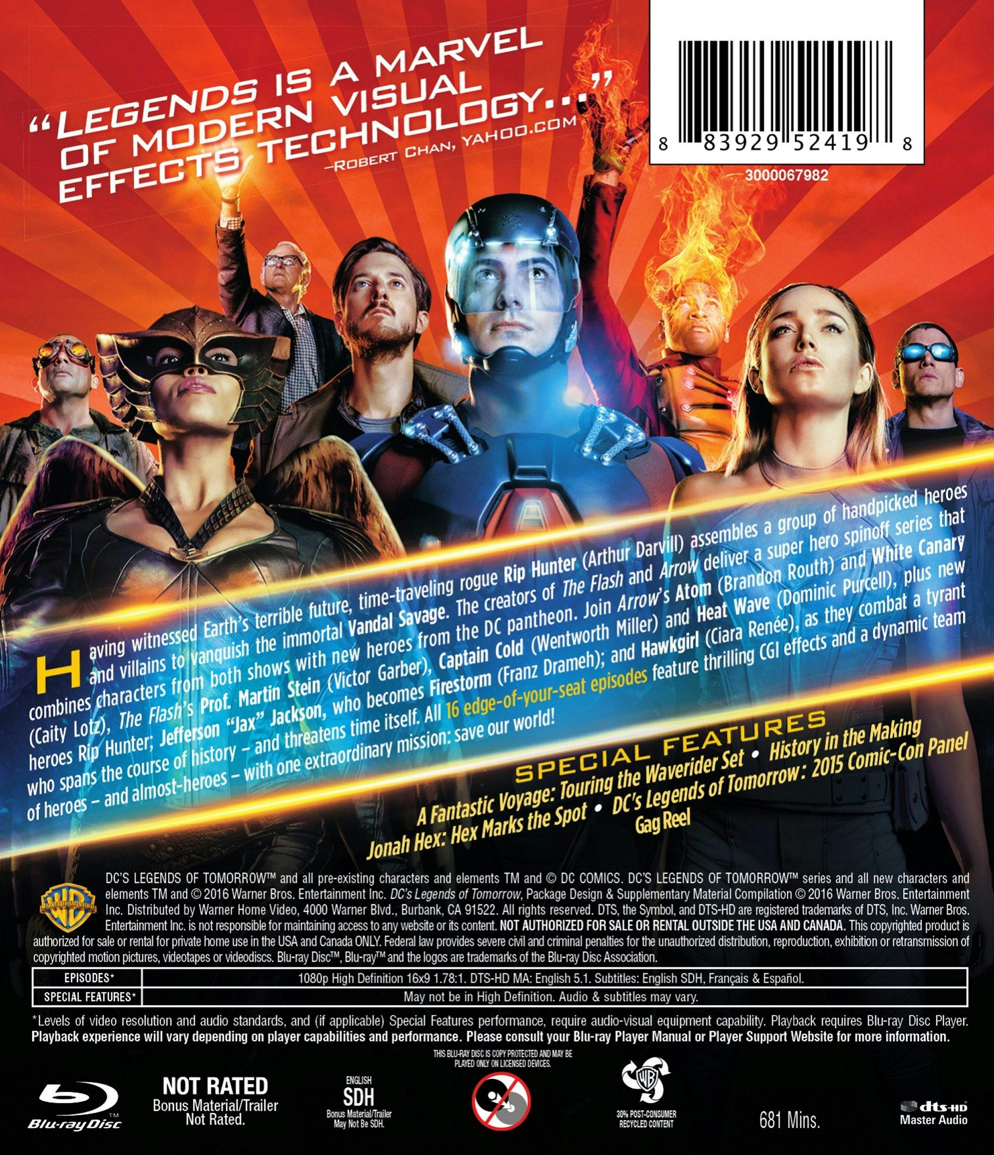 DC's Legends of Tomorrow: The Complete First Season [Blu-ray] - Image 3