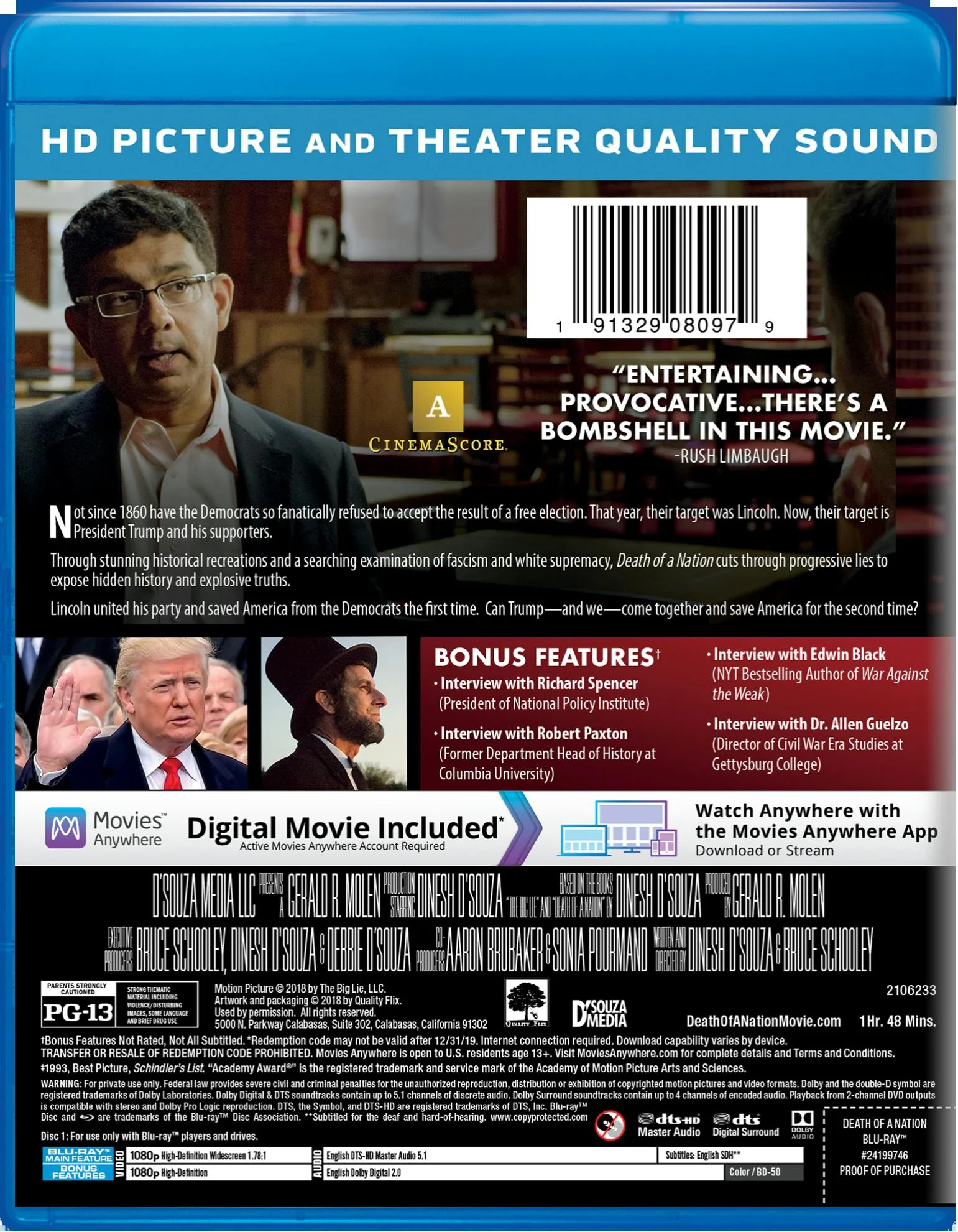 Death of a Nation (Blu-ray + Digital HD) [Blu-ray] - Image 2