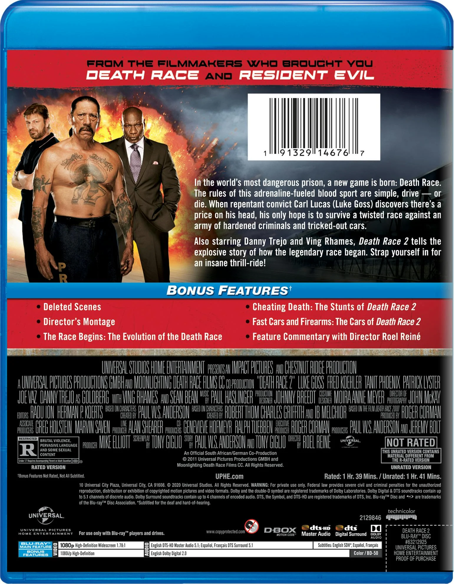 Death Race 2 (Blu-ray New Box Art) [Blu-ray] - Image 2