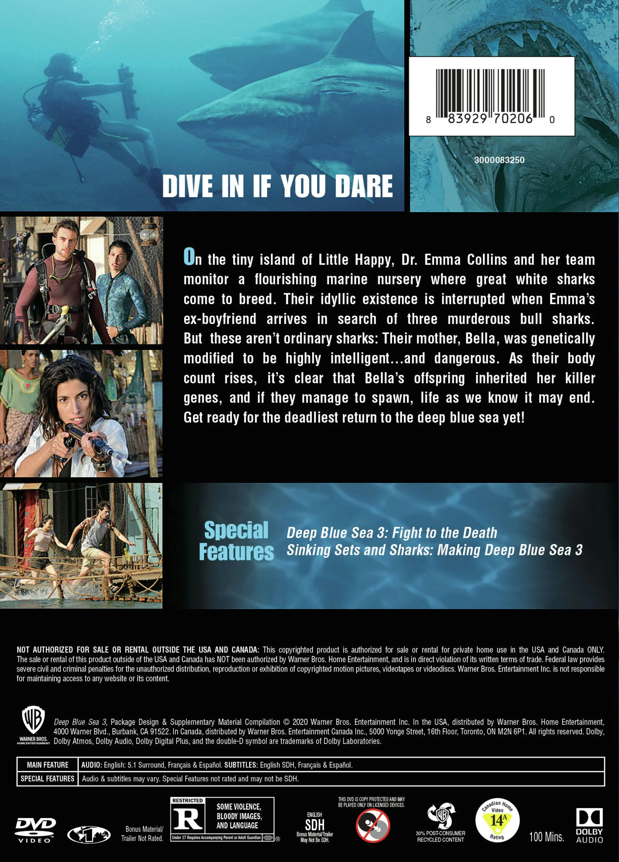Deep Blue Sea 3 [DVD] - Image 2