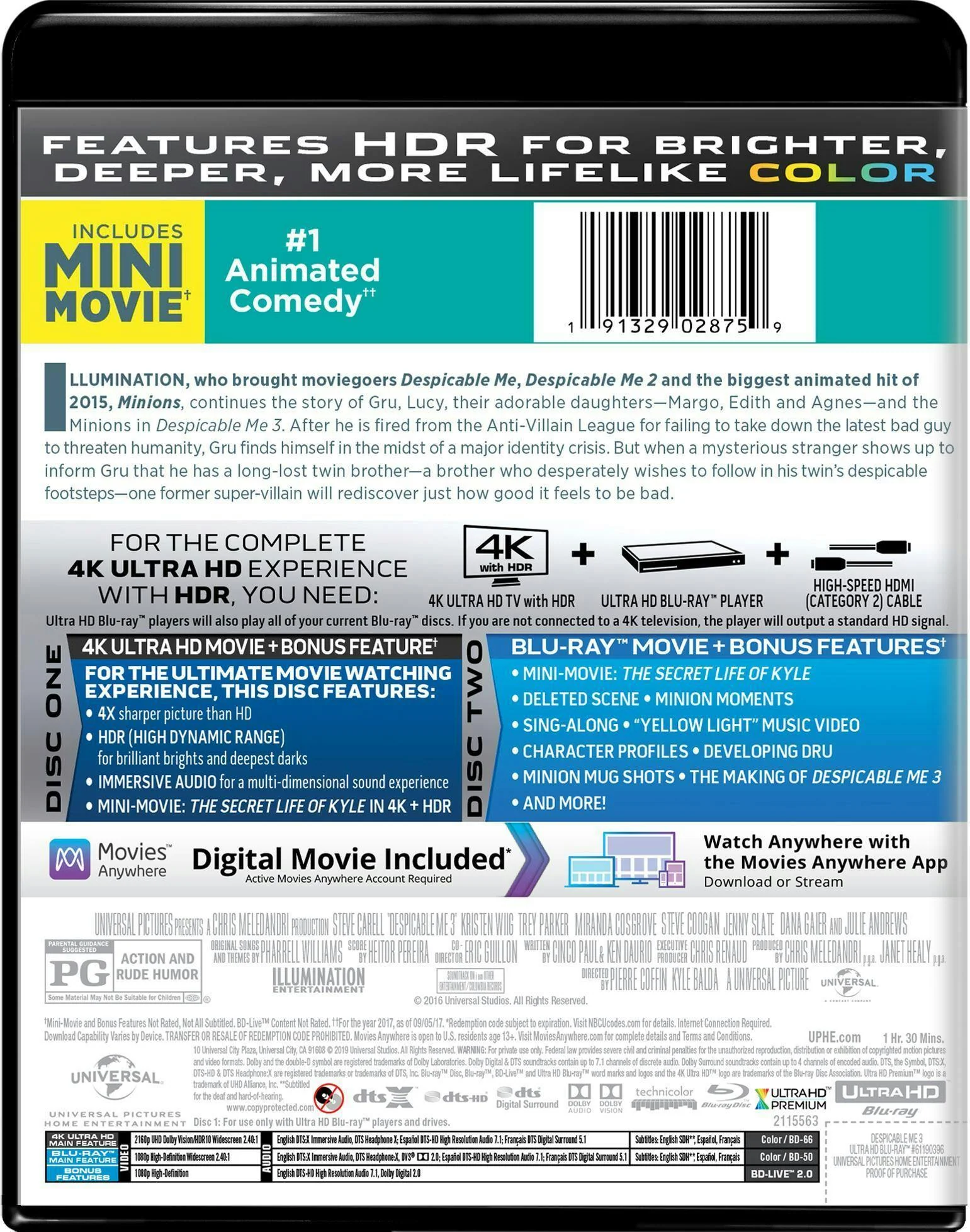 Despicable Me 3 (4K Ultra HD) [UHD] - Image 2