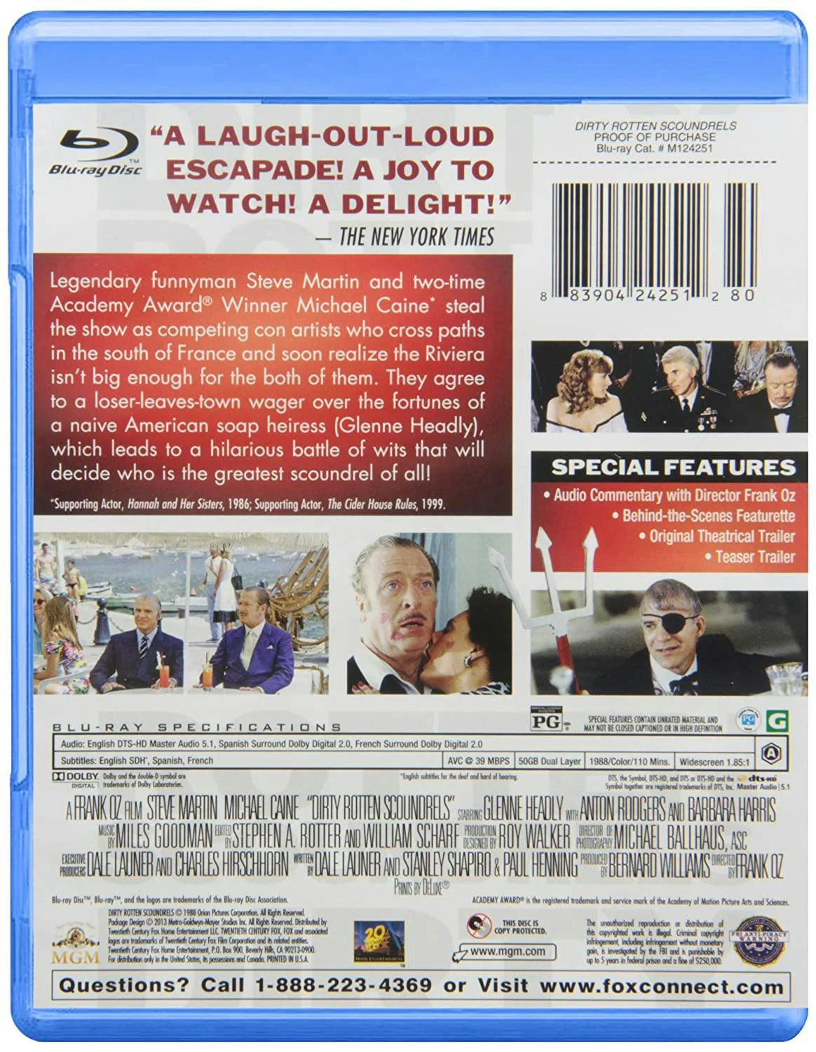 Dirty Rotten Scoundrels [Blu-ray] - Image 2