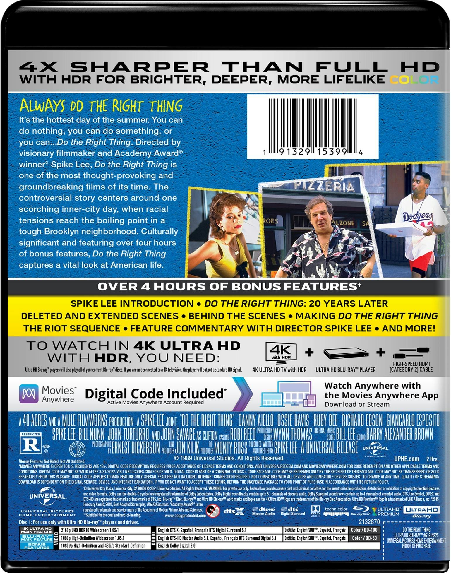 Do The Right Thing (4K UHD + Blu-ray) [UHD] - Image 2