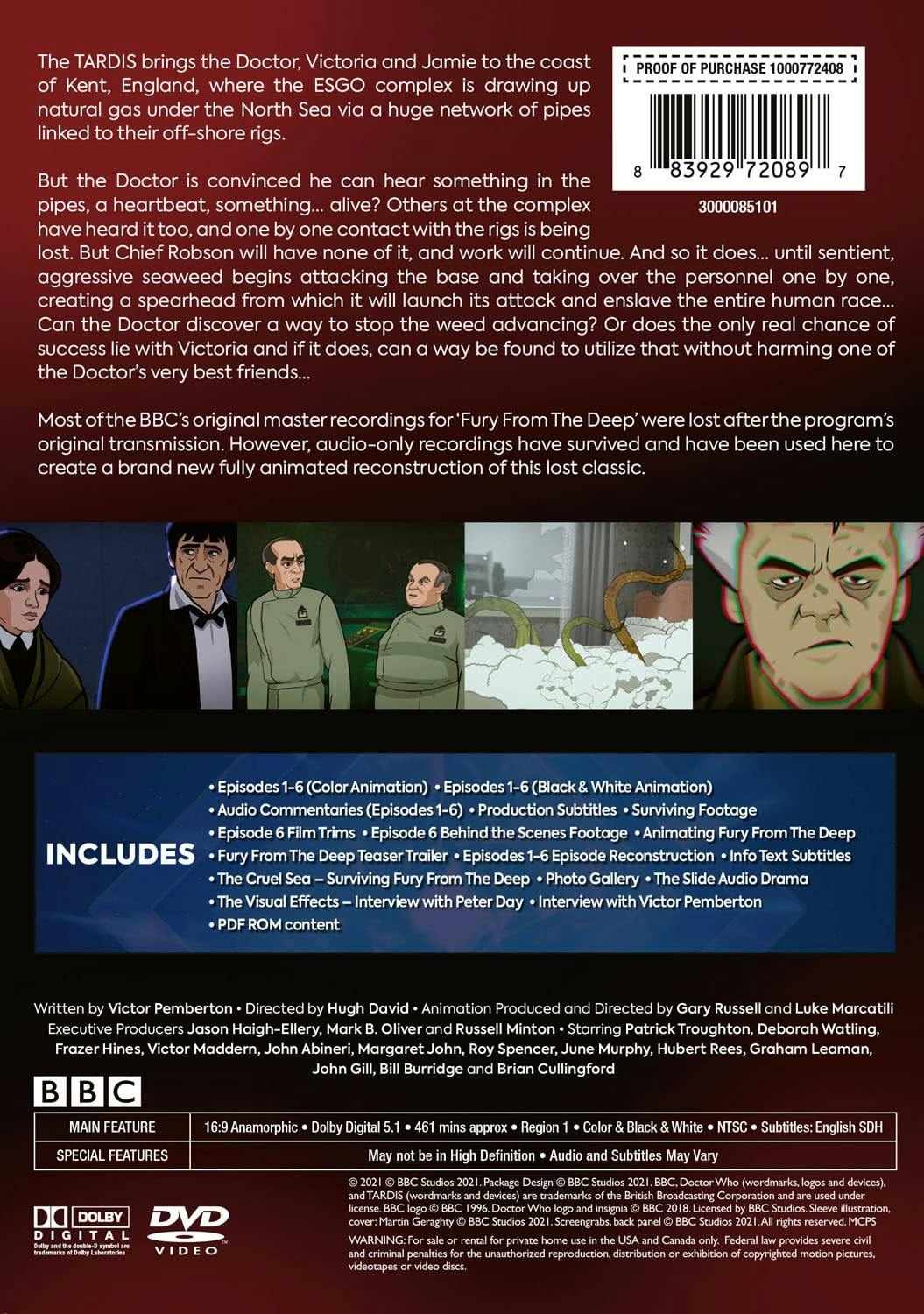 Doctor Who: Fury from the Deep (Box Set) [DVD] - Image 3