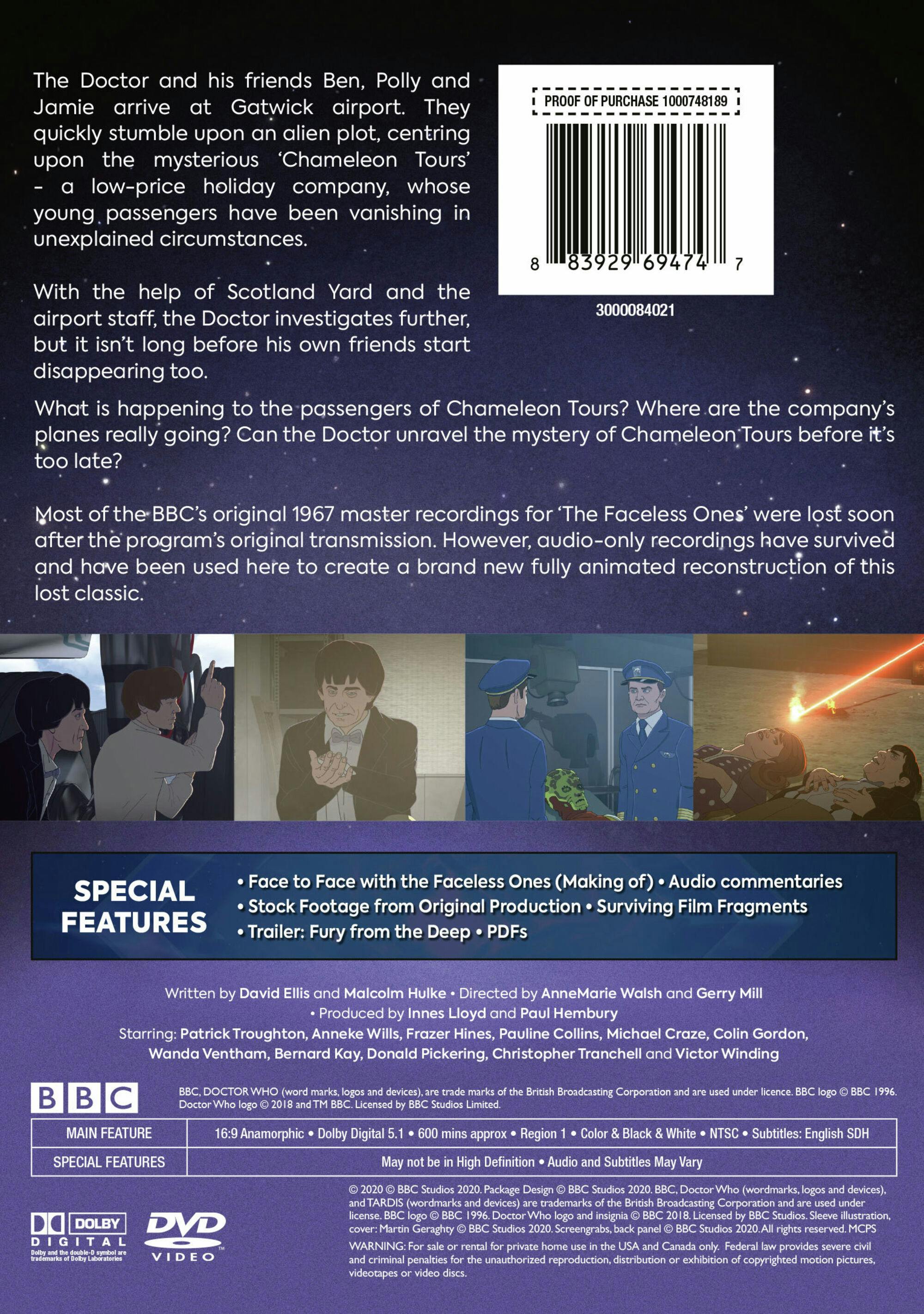 Doctor Who: The Faceless Ones (Box Set) [DVD] - Image 2