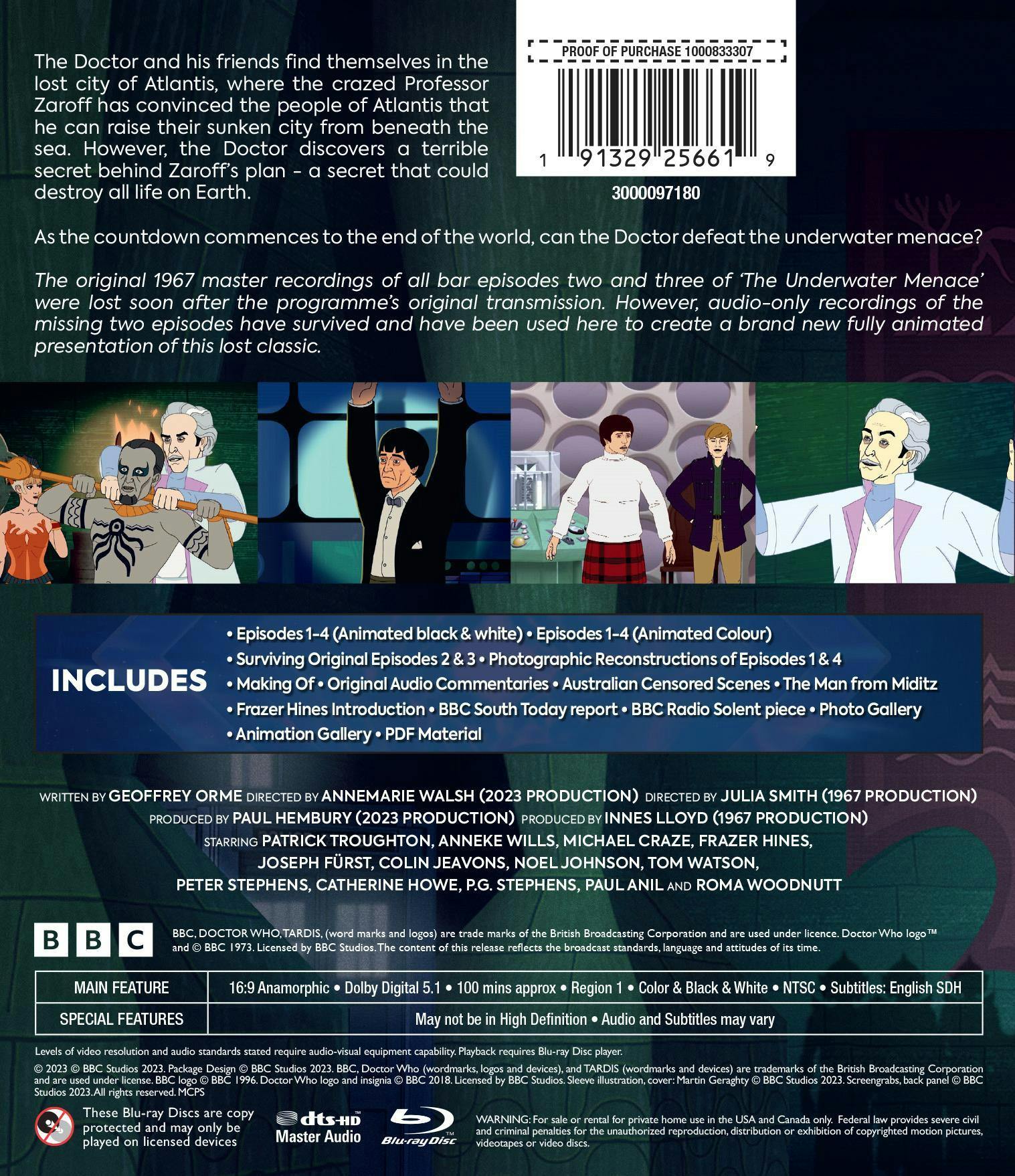 Doctor Who: The Underwater Menace [Blu-ray] - Image 3