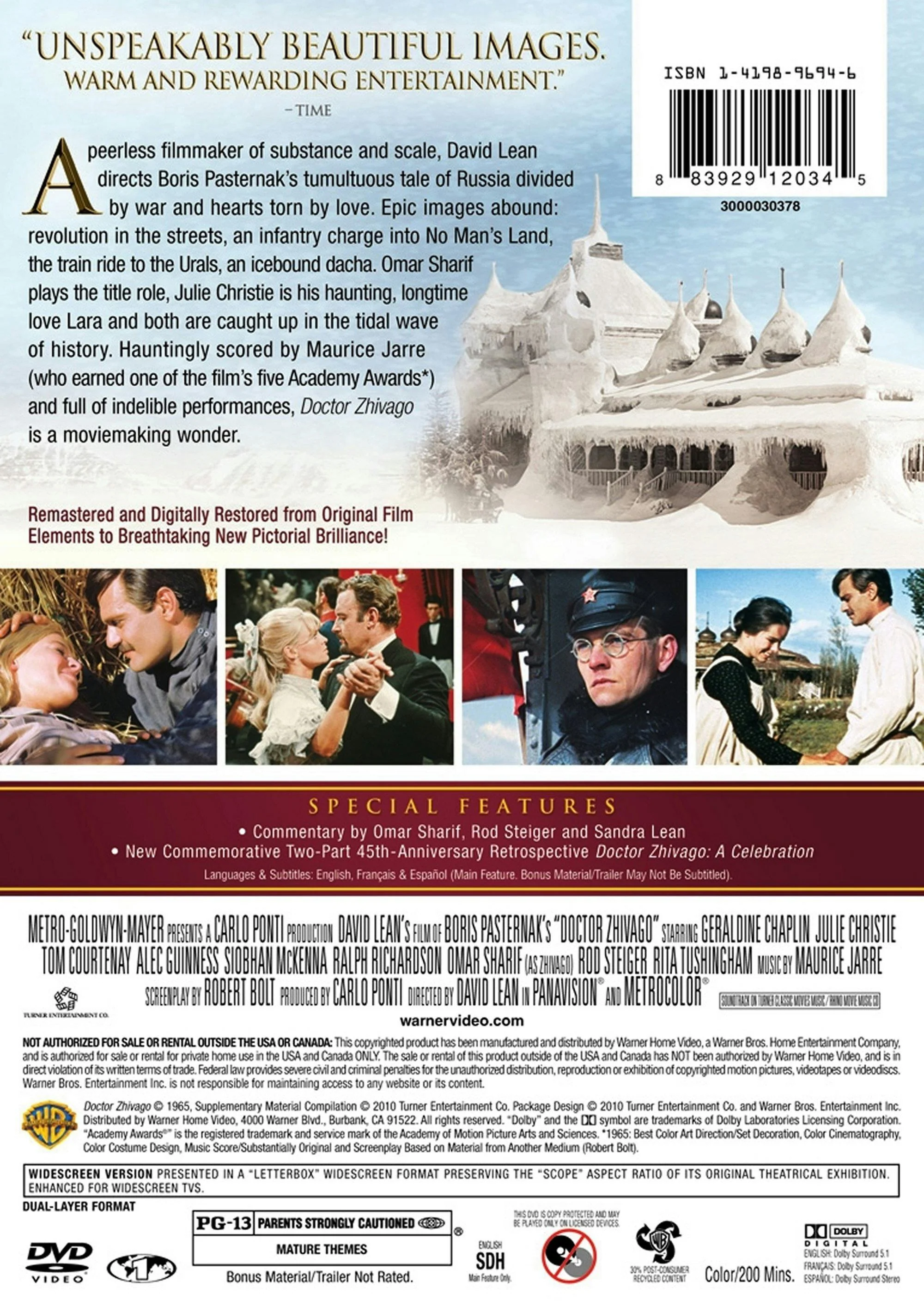 Doctor Zhivago (Deluxe Edition) [DVD] - Image 2