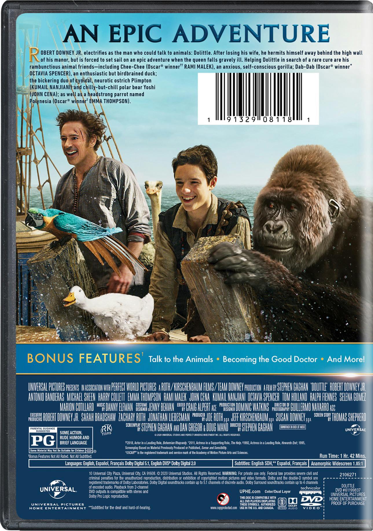 Dolittle [DVD] - Image 2