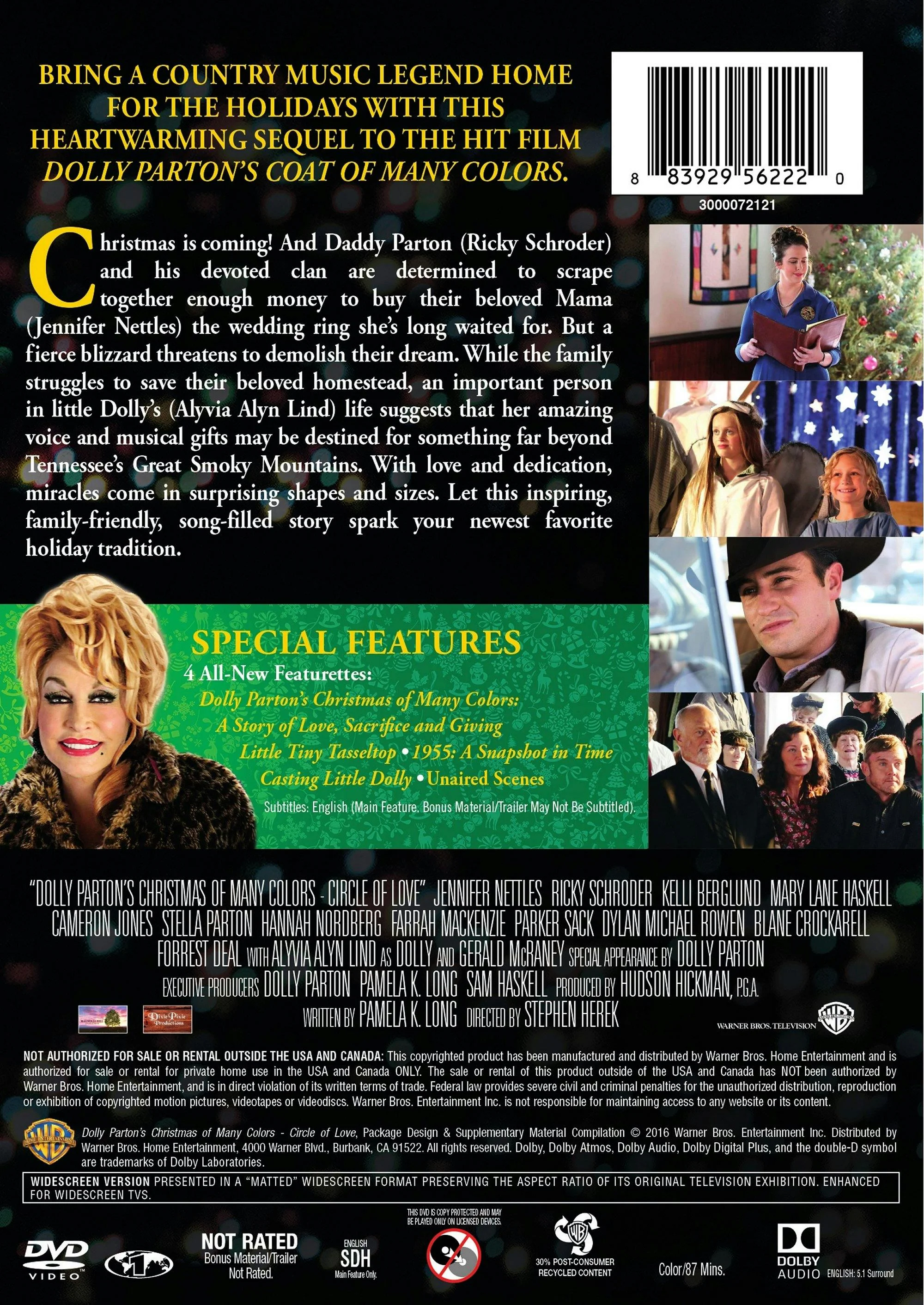 Dolly Parton's Christmas of Many Colors - Circle of Love [DVD] - Image 2