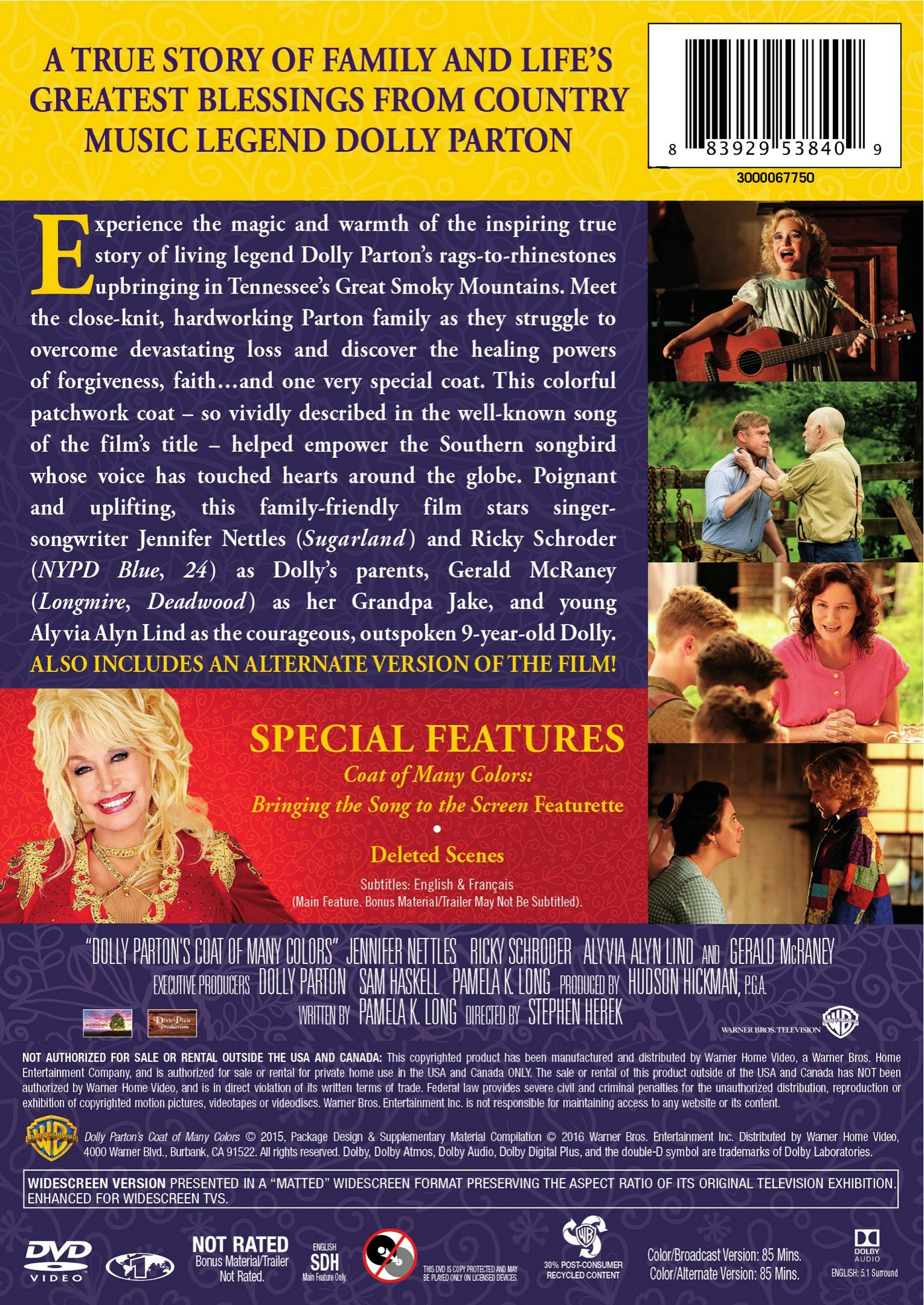 Dolly Parton's Coat of Many Colors [DVD] - Image 2