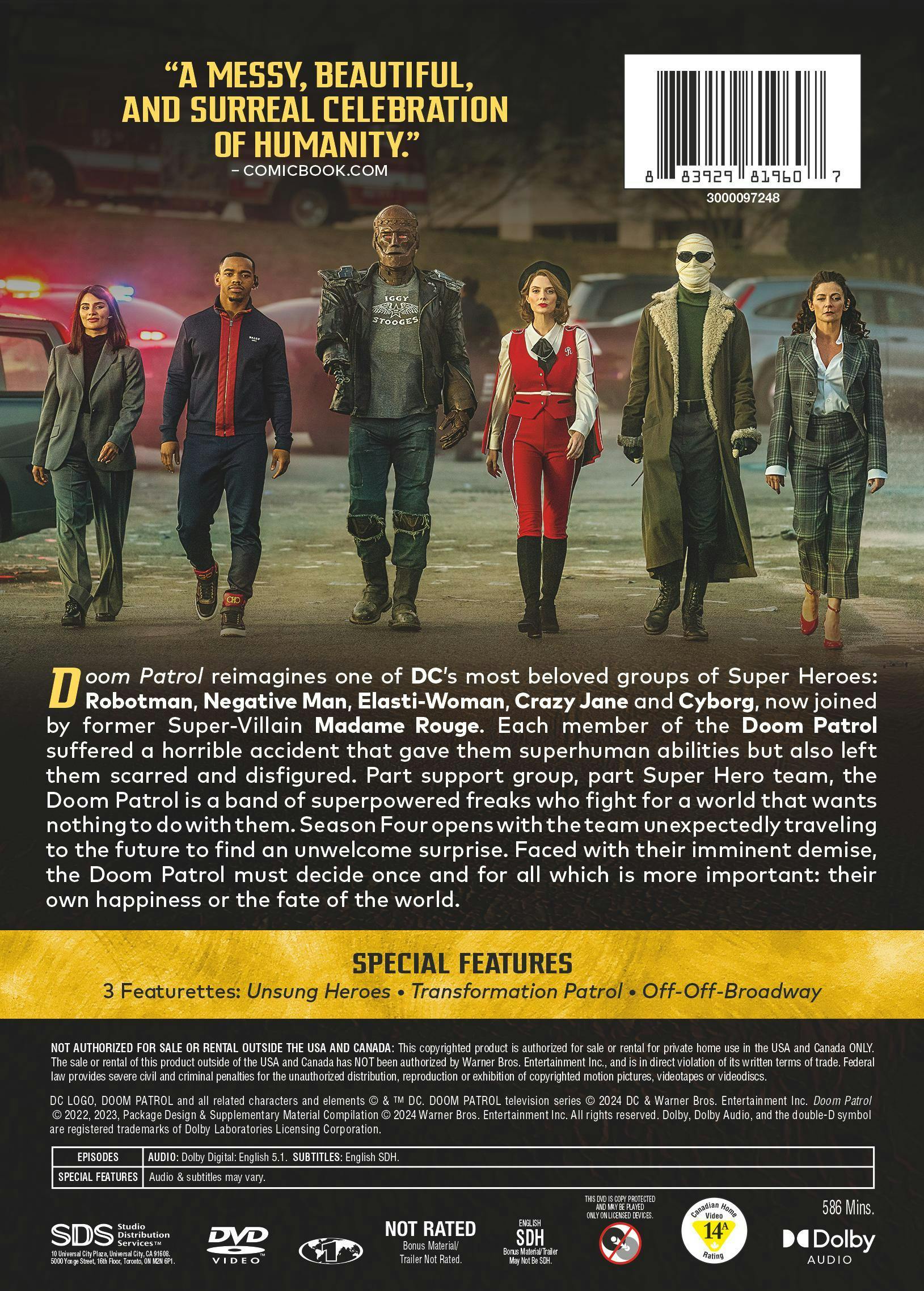 Doom Patrol: The Complete Fourth Season [DVD] - Image 3
