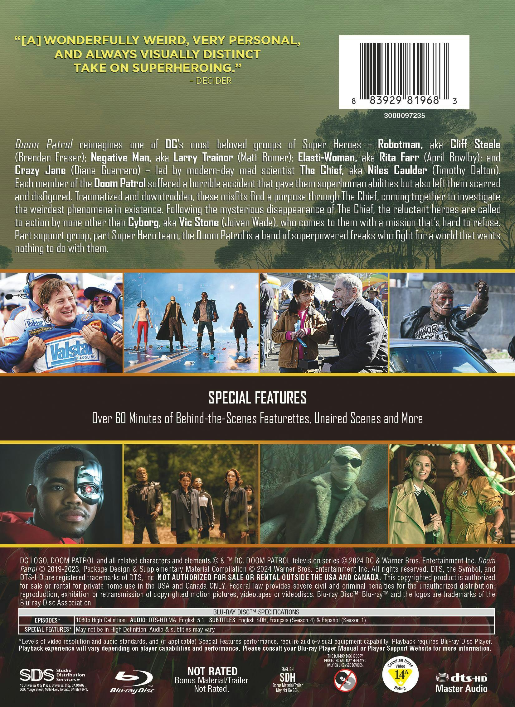 Doom Patrol:The Complete Series [Blu-ray] - Image 3