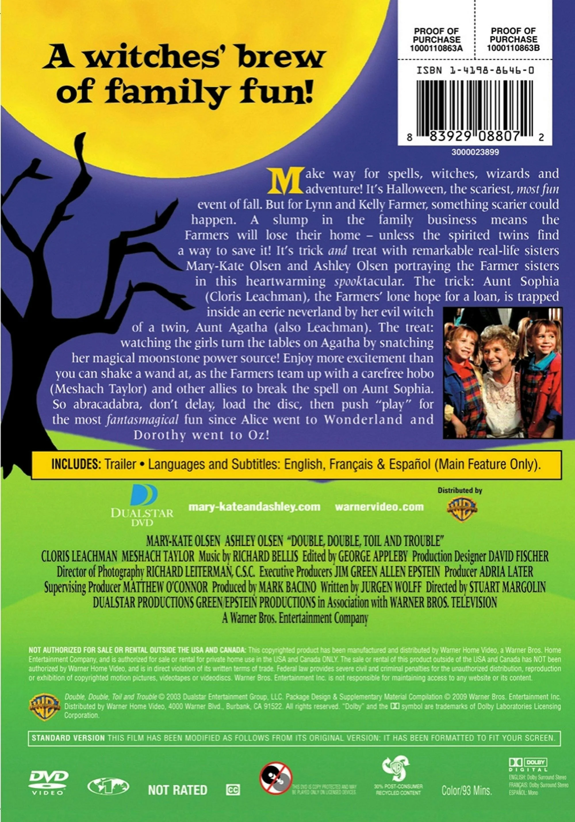 Double, Double, Toil and Trouble (DVD New Packaging) [DVD] - Image 2