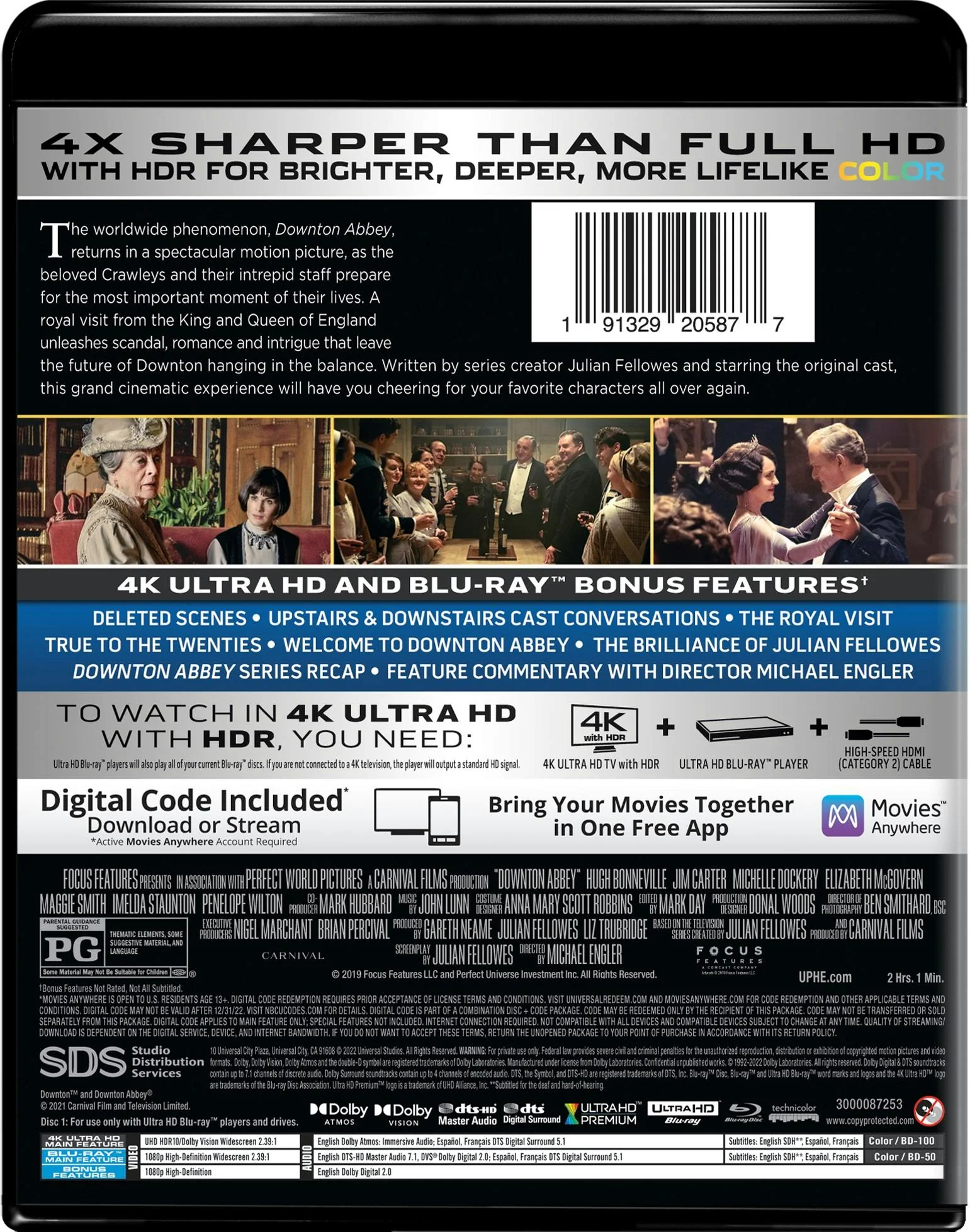 Downton Abbey: The Movie (4K Ultra HD + Blu-ray) [UHD] - Image 3