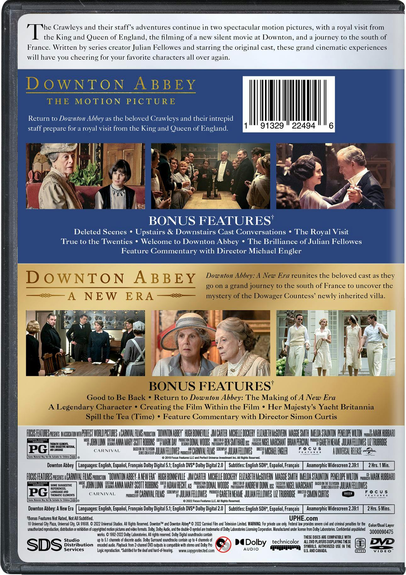Downton Abbey: The Movie/Downton Abbey: A New Era (DVD Double Feature) [DVD] - Image 3