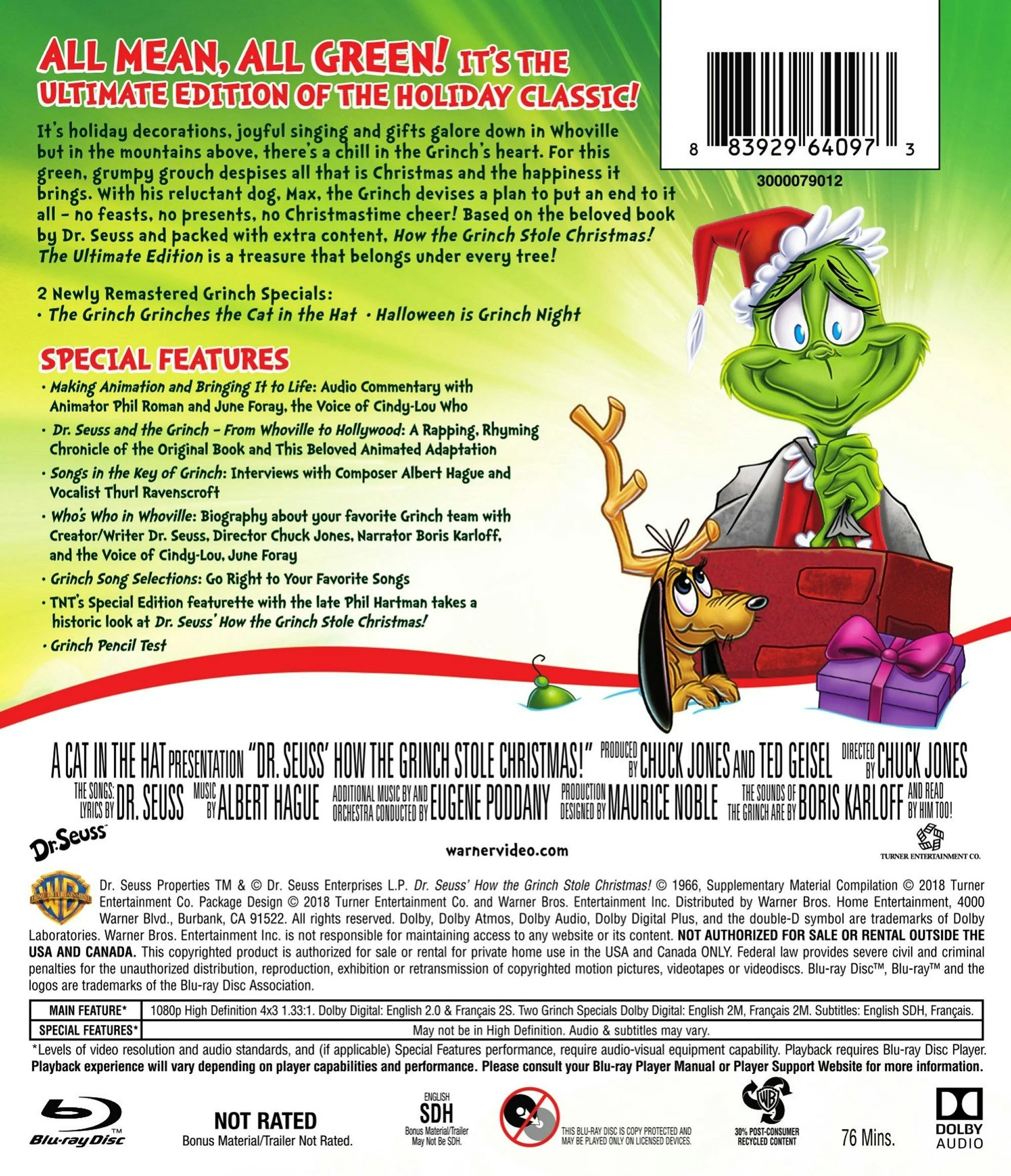 The Grinch (Ultimate Edition) [Blu-ray] - Image 2