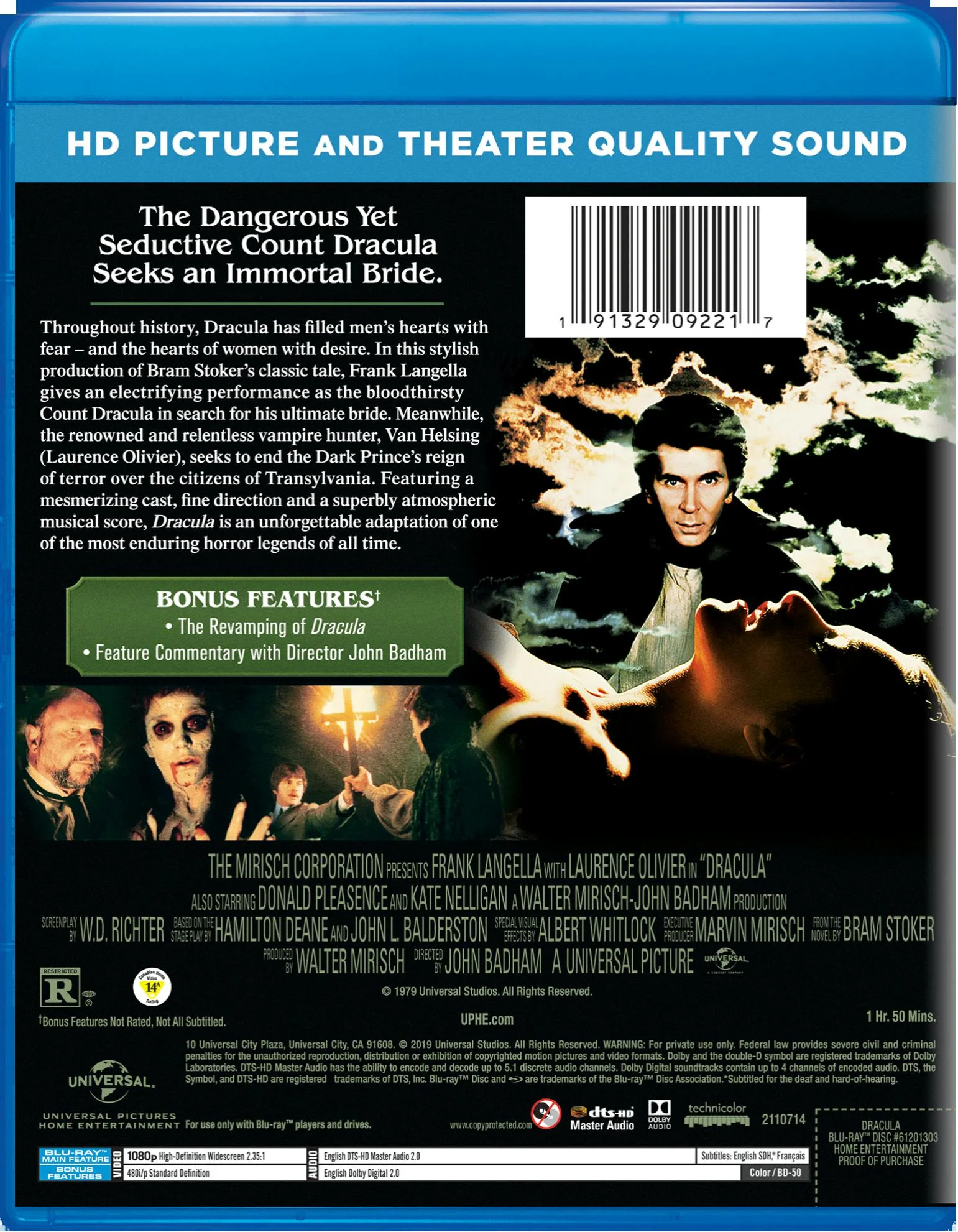 Dracula (1979) [Blu-ray] - Image 2