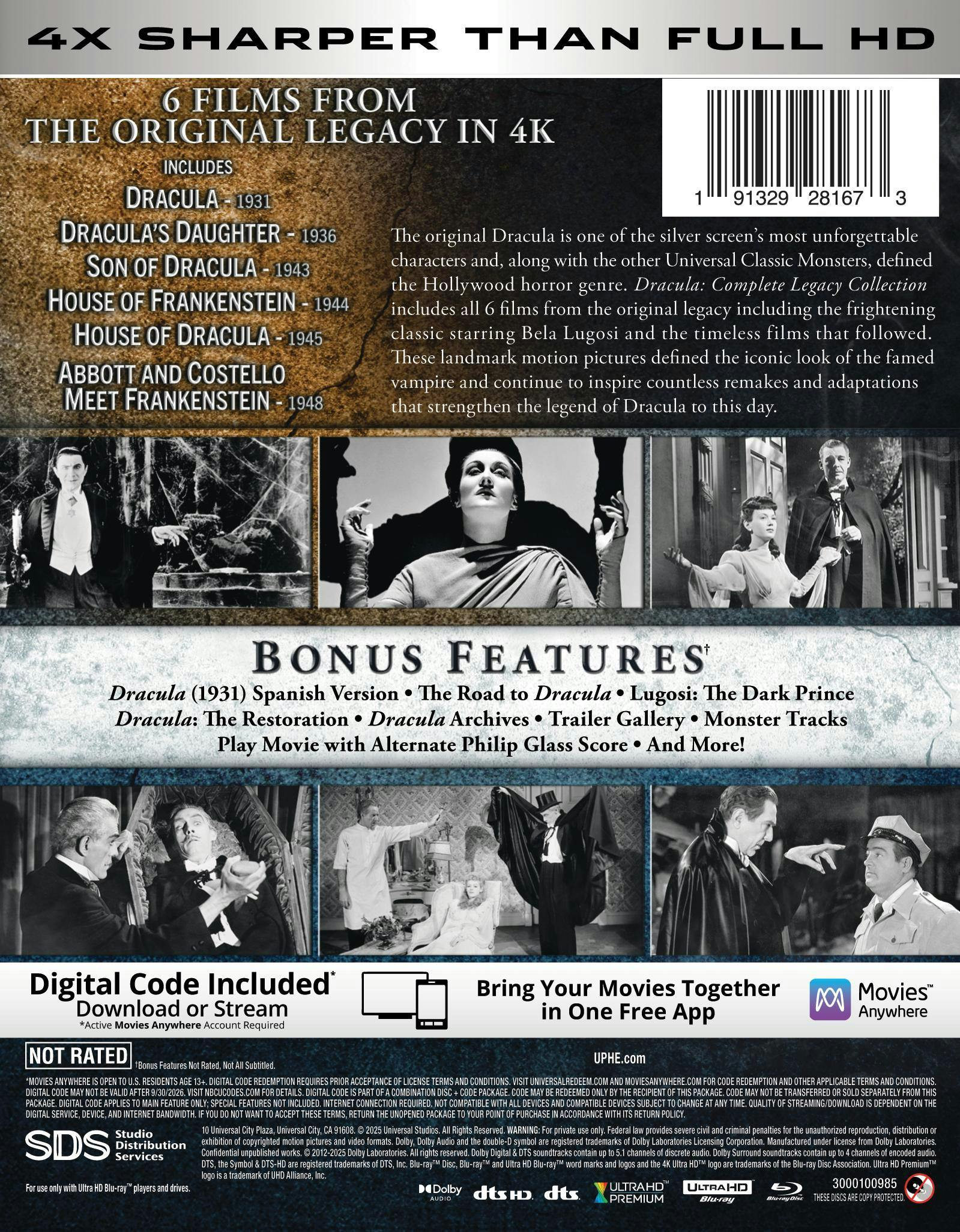 Dracula: Complete Legacy Collection - 4K Ultra HD + Digital (4K Ultra HD + Digital) [UHD] - Image 3