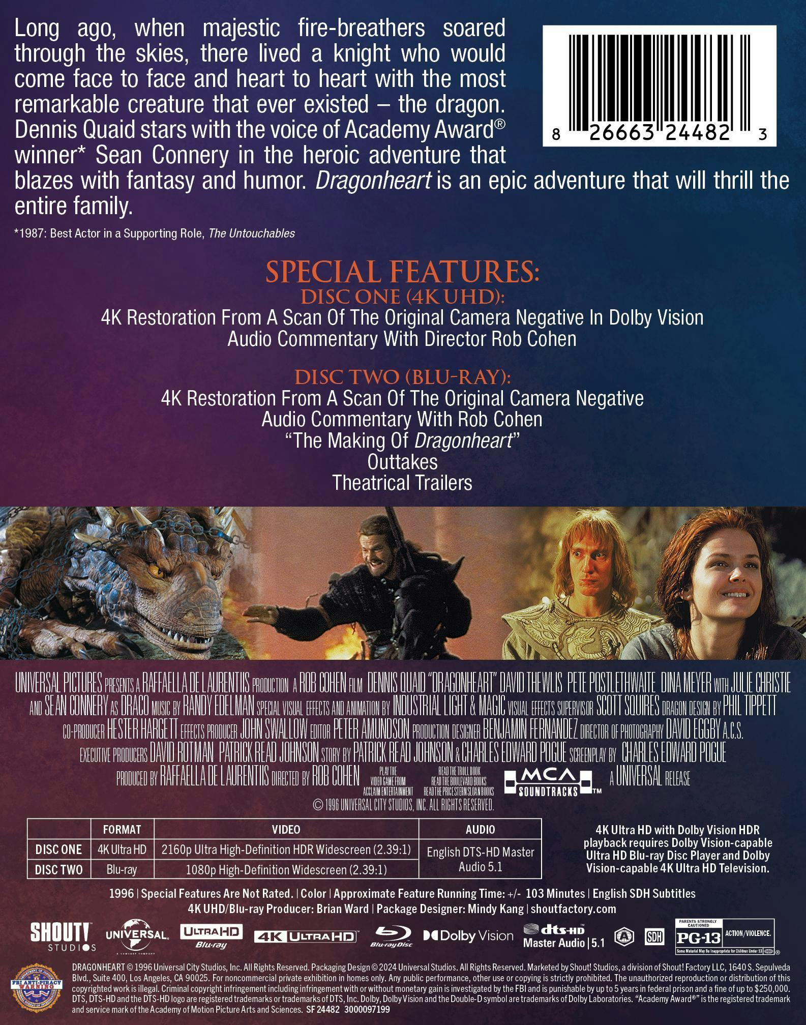 Dragonheart - Limited Edition Steelbook [UHD] - Image 3