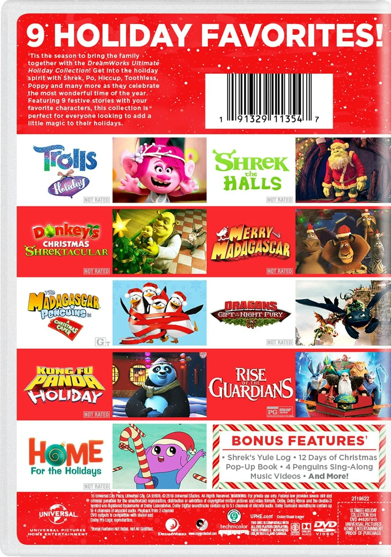DreamWorks Ultimate Holiday Collection  (DVD Set) [DVD] - Image 2