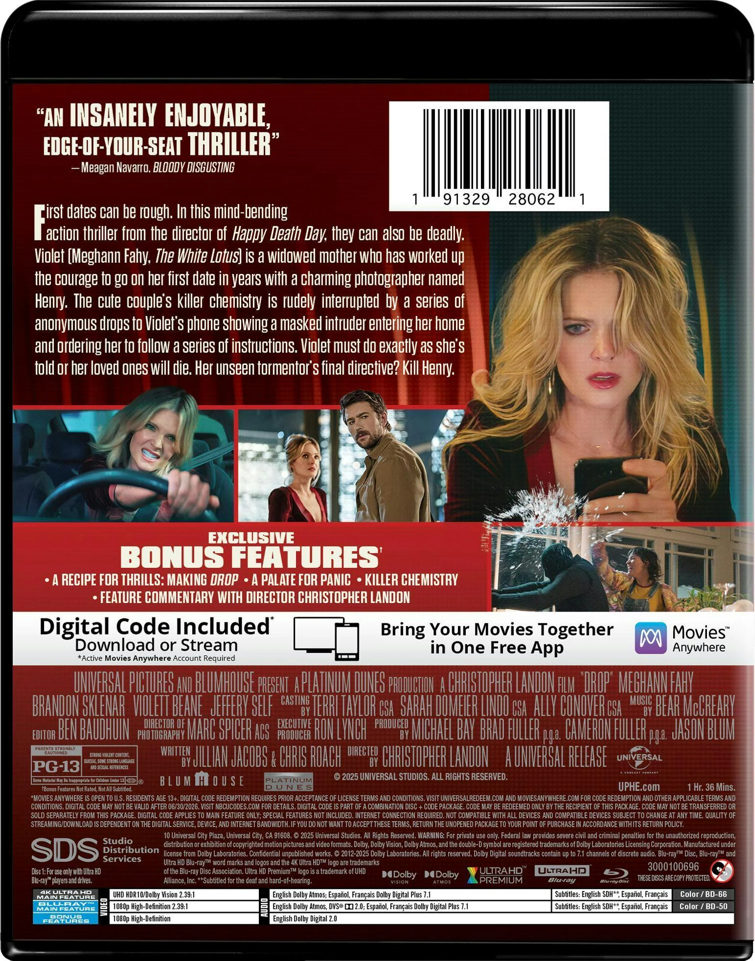 Drop - Collector's Edition 4K Ultra HD + Blu-ray + Digital (4K Ultra HD + Blu-ray) [UHD] - Image 3