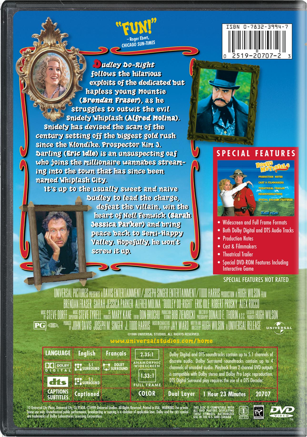 Dudley Do-Right [DVD] - Image 2