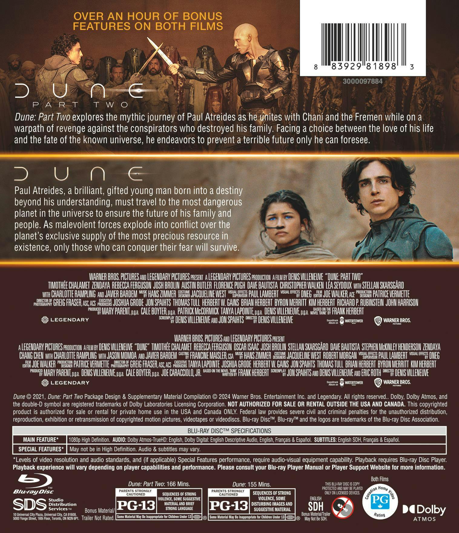 Dune 2-Film Collection (Blu-ray) [Blu-ray] - Image 3