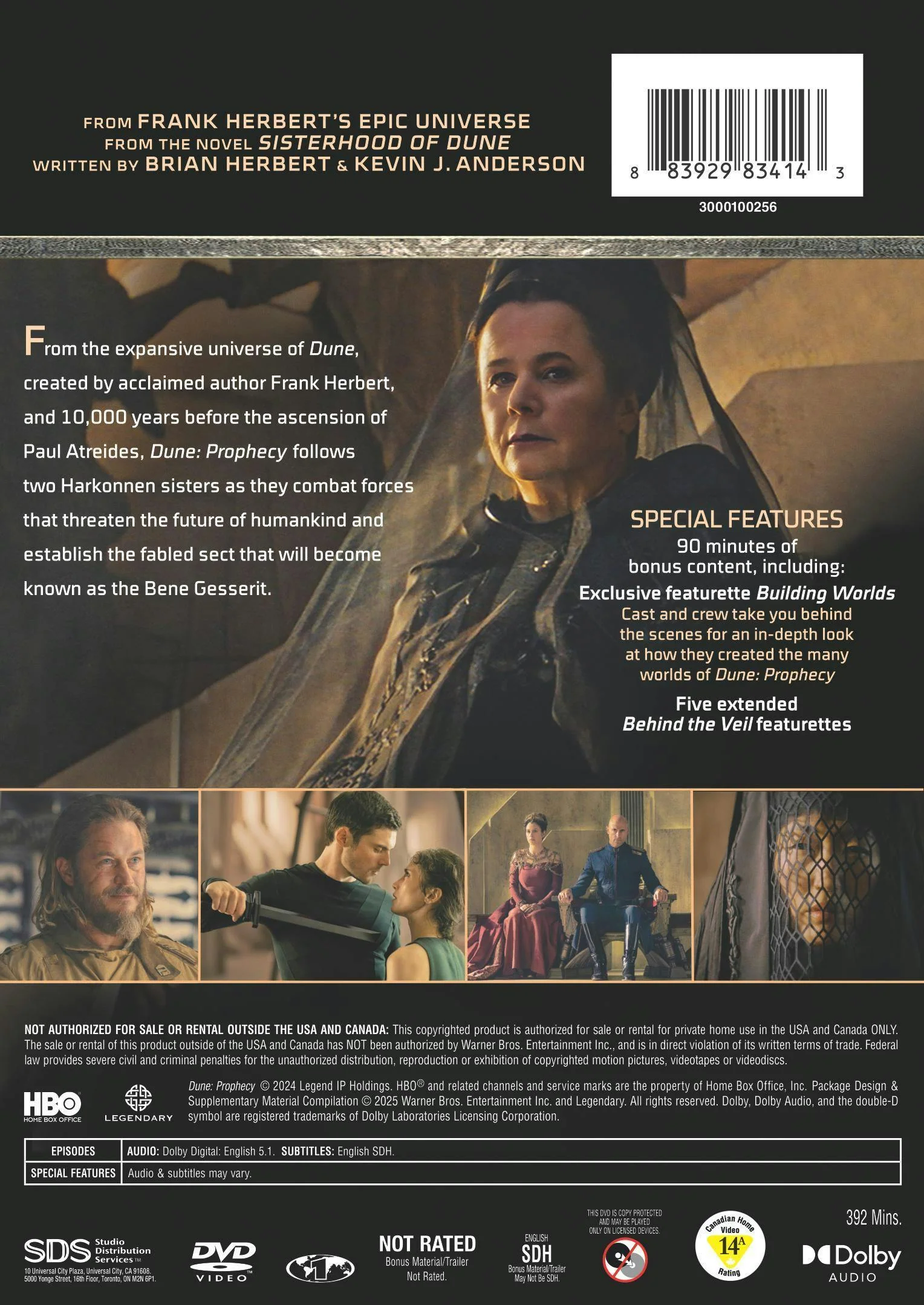 Dune: Prophecy: The Complete First Season [DVD] - Image 3