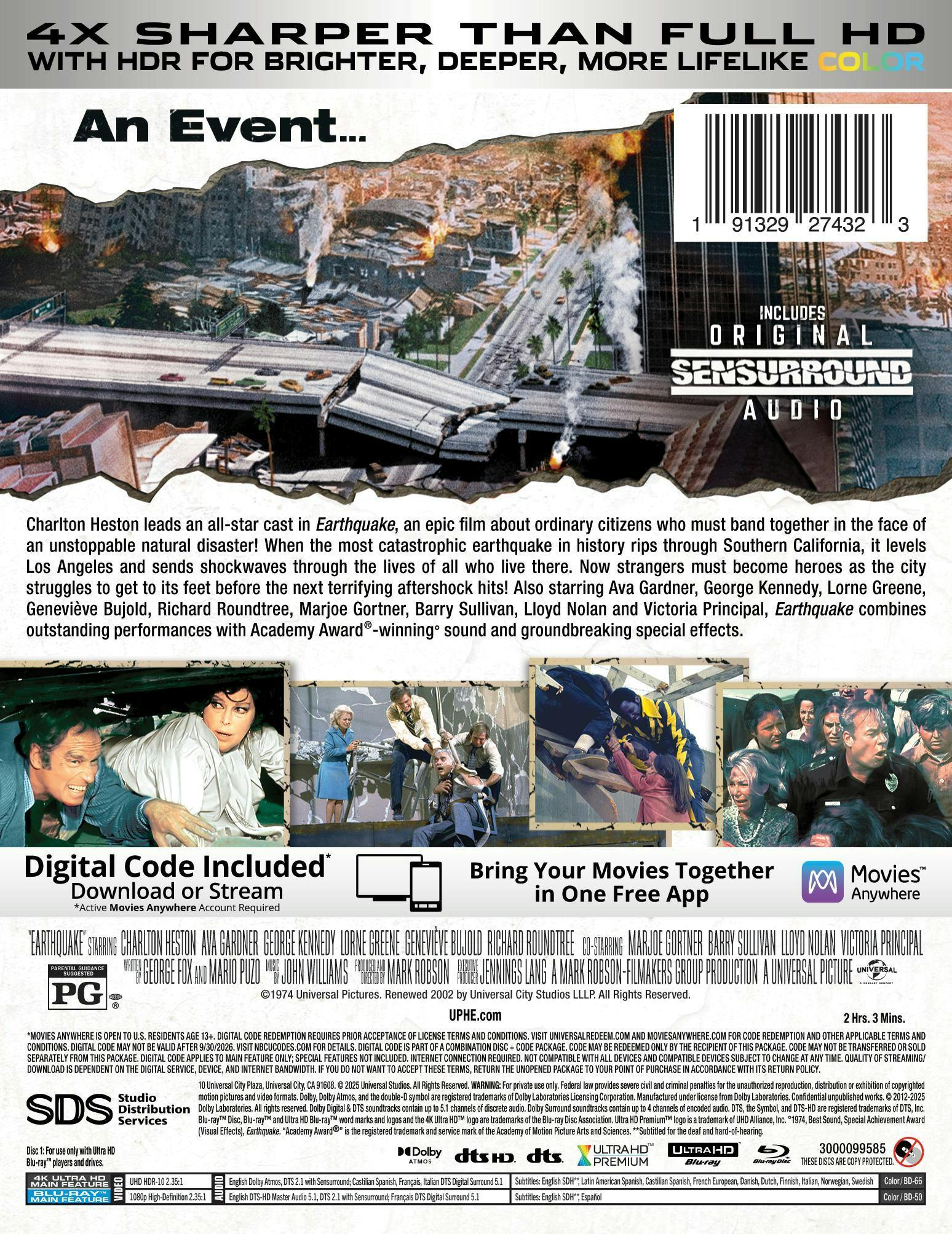 Earthquake (Limited Edition 4K Ultra HD Steelbook + Blu-ray + Digital) [UHD] - Image 3