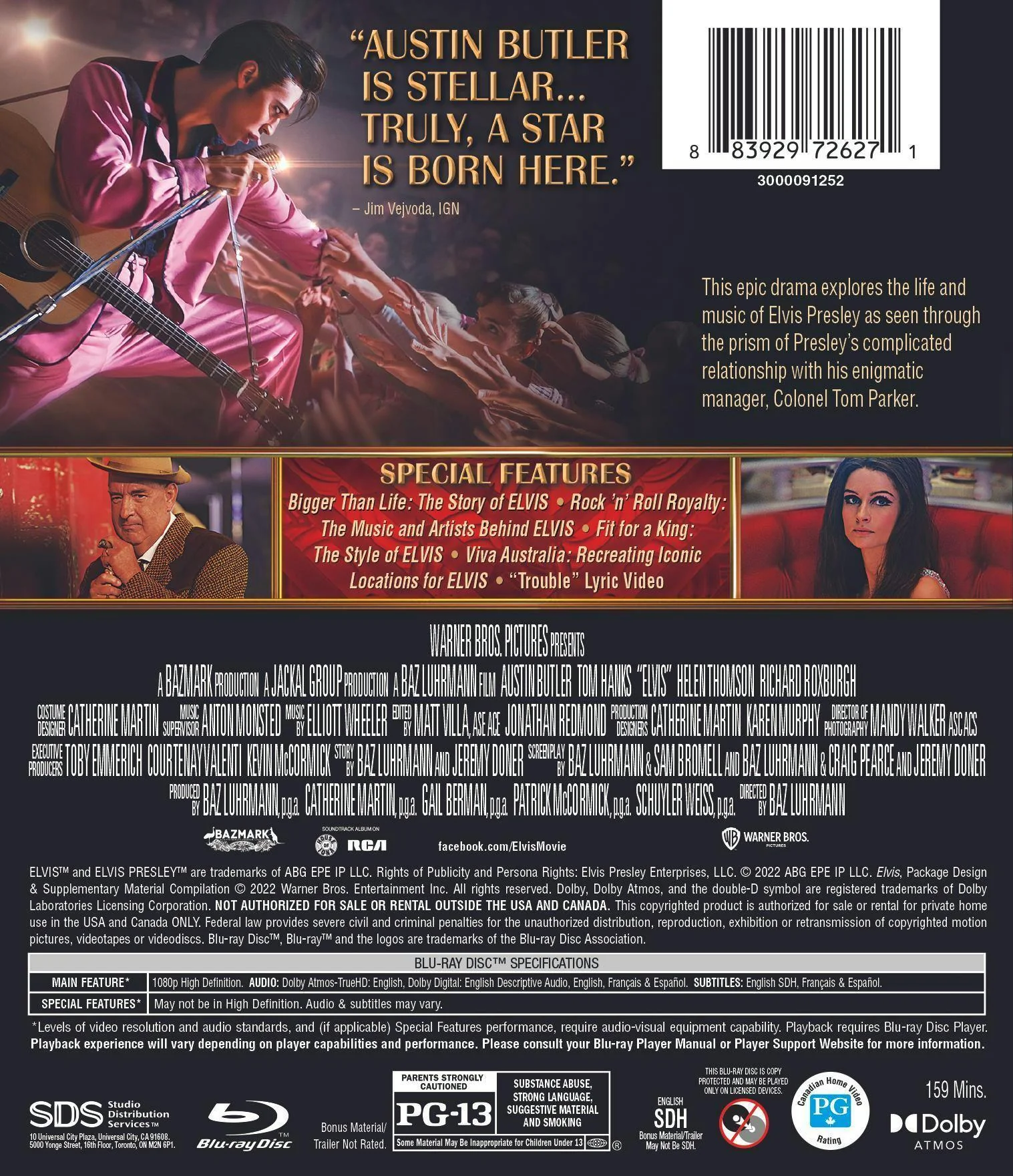Elvis (Blu-ray) [Blu-ray] - Image 2
