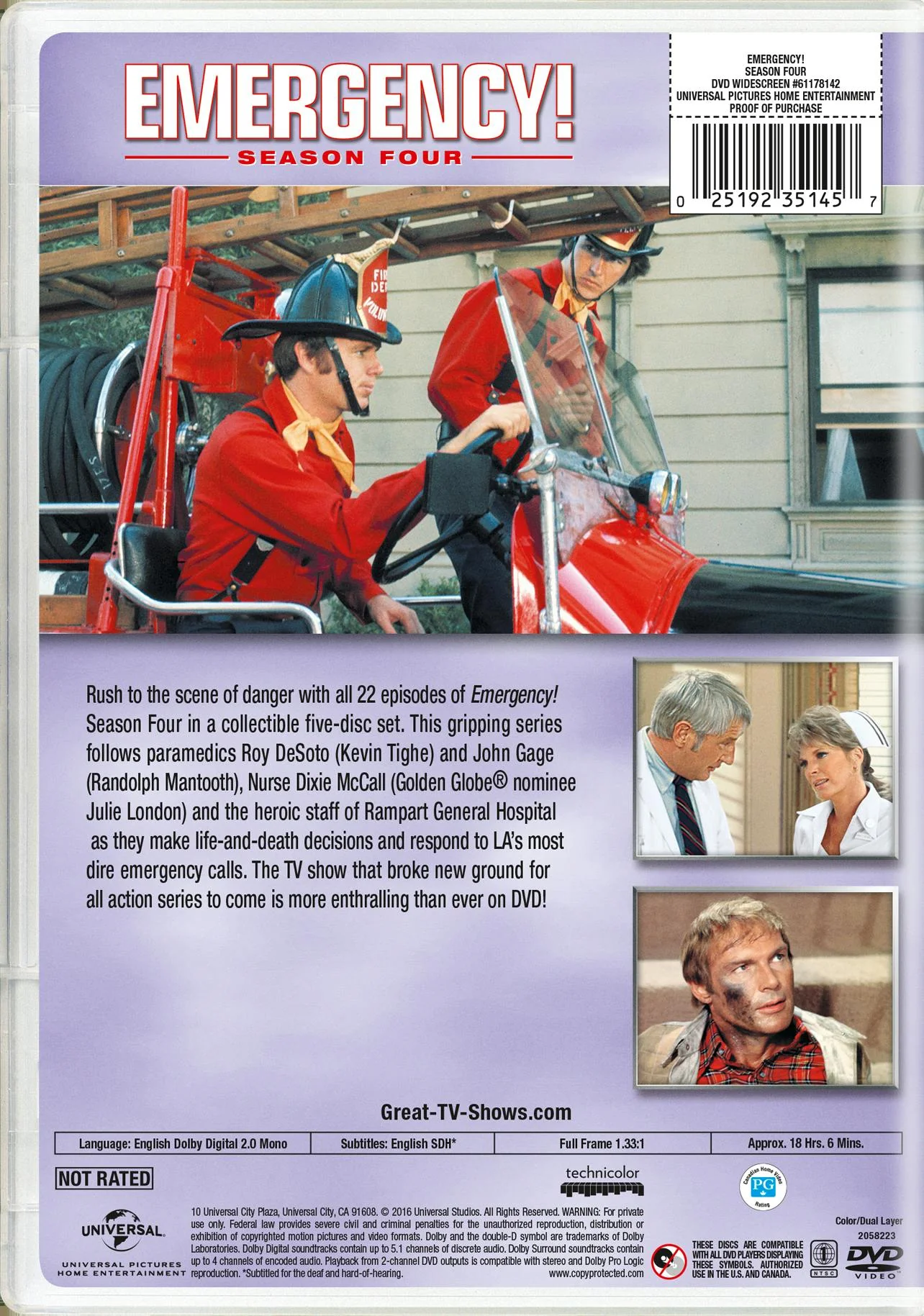 Emergency! Season Four (DVD New Box Art) [DVD] - Image 2