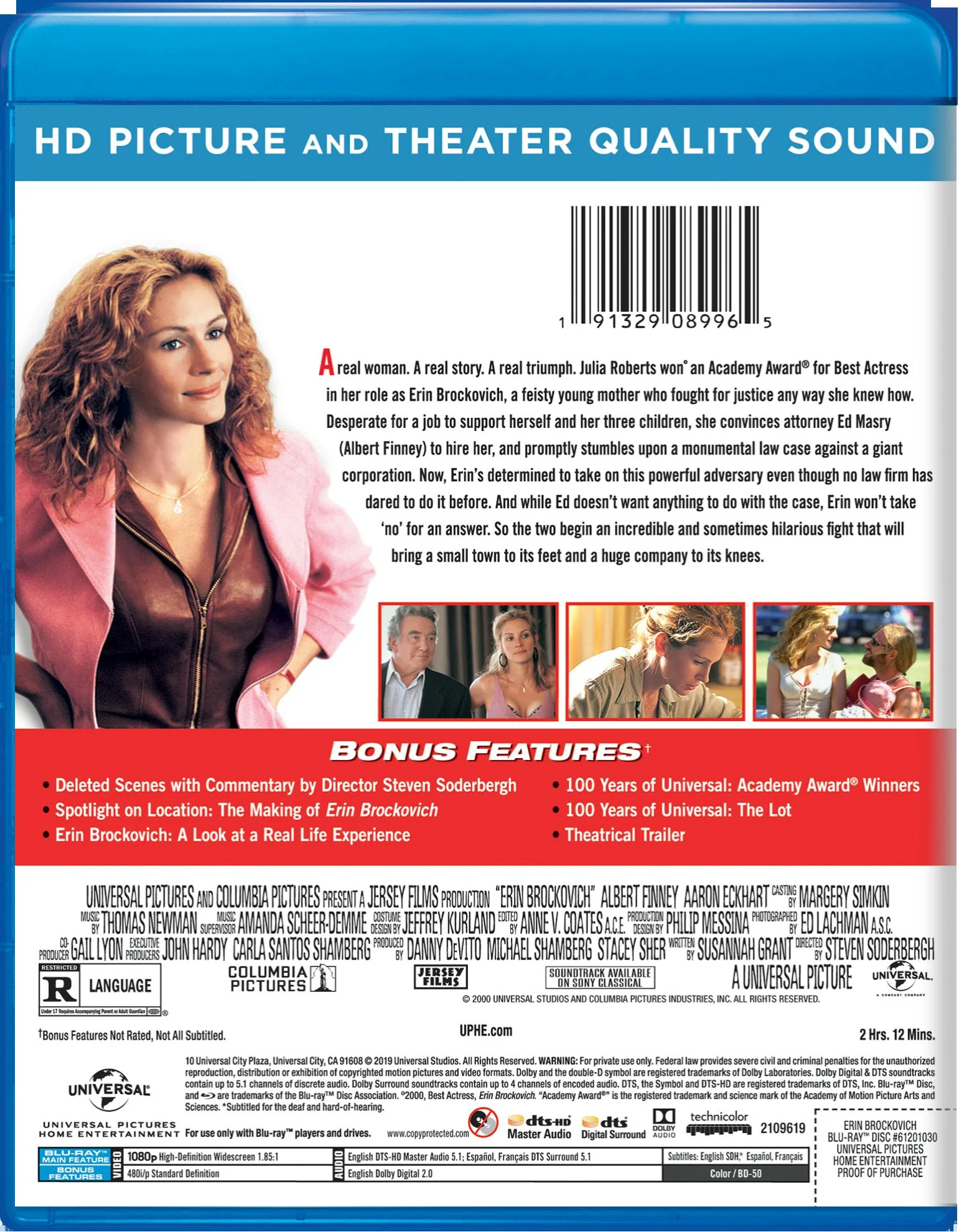Erin Brockovich (Blu-ray New Box Art) [Blu-ray] - Image 2
