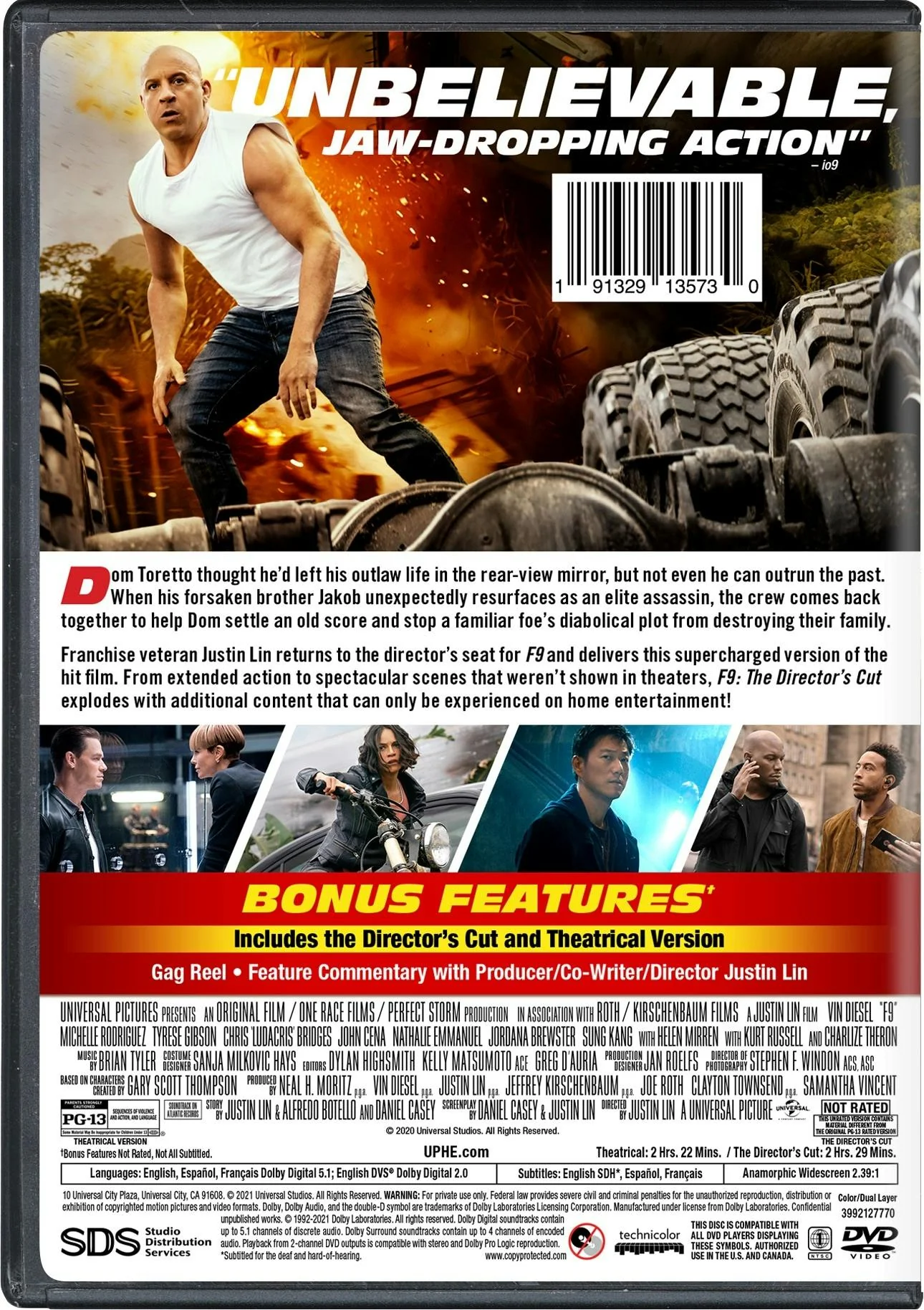 F9: The Fast Saga [DVD] - Image 3