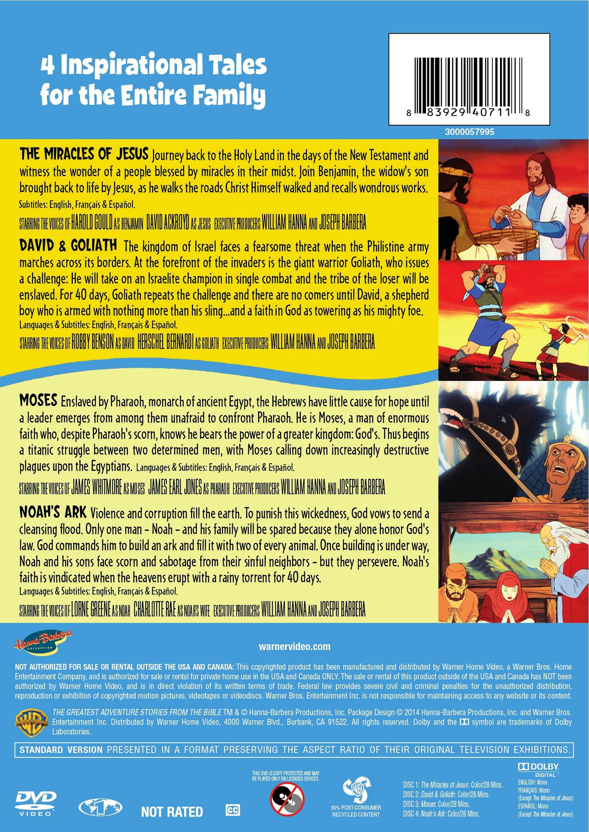 Family Favourites - The Greatest Adventure Stories from the Bible (Box Set) [DVD] - Image 2