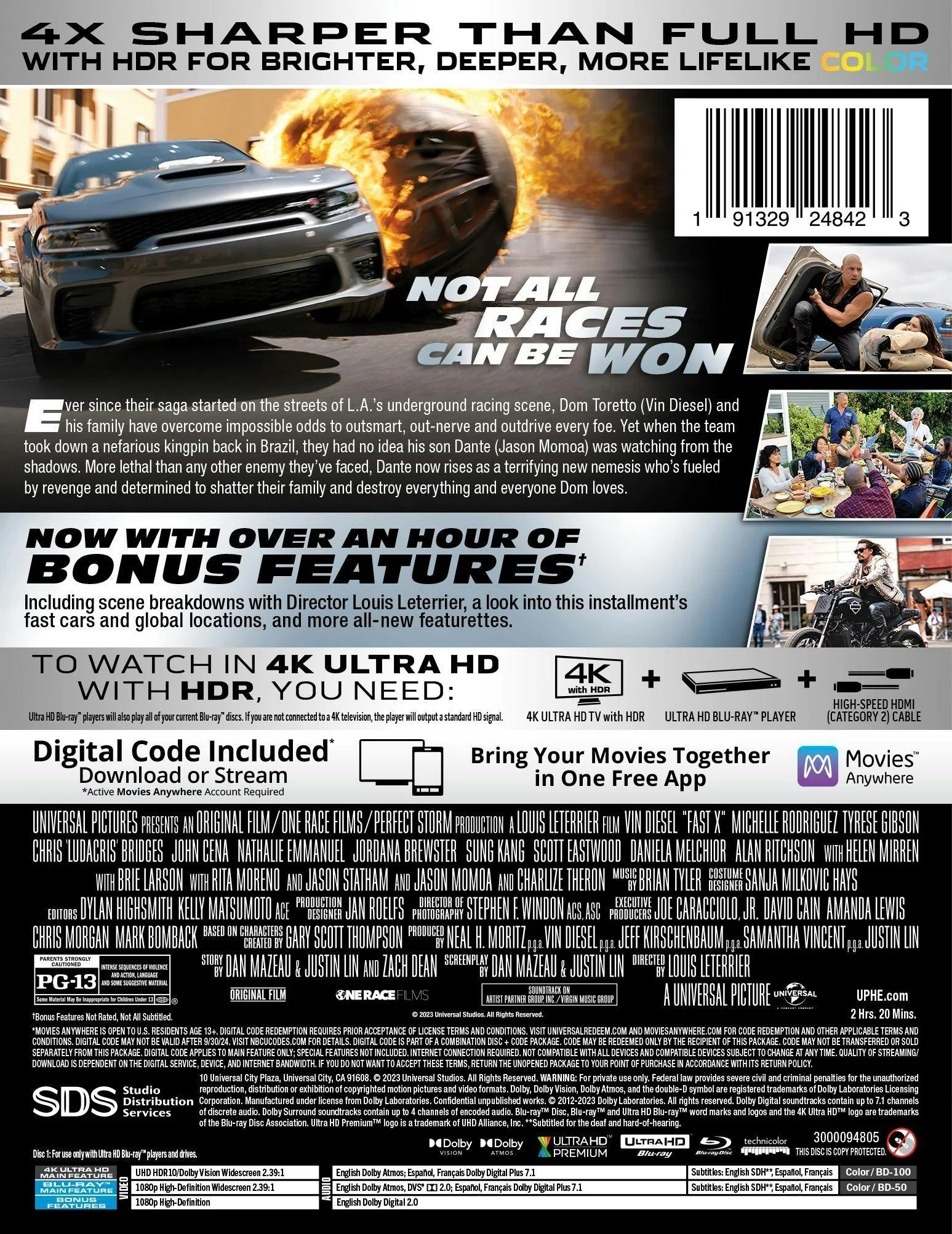 Fast X - Limited Edition Steelbook (4K Ultra HD + Blu-ray) [UHD] - Image 2