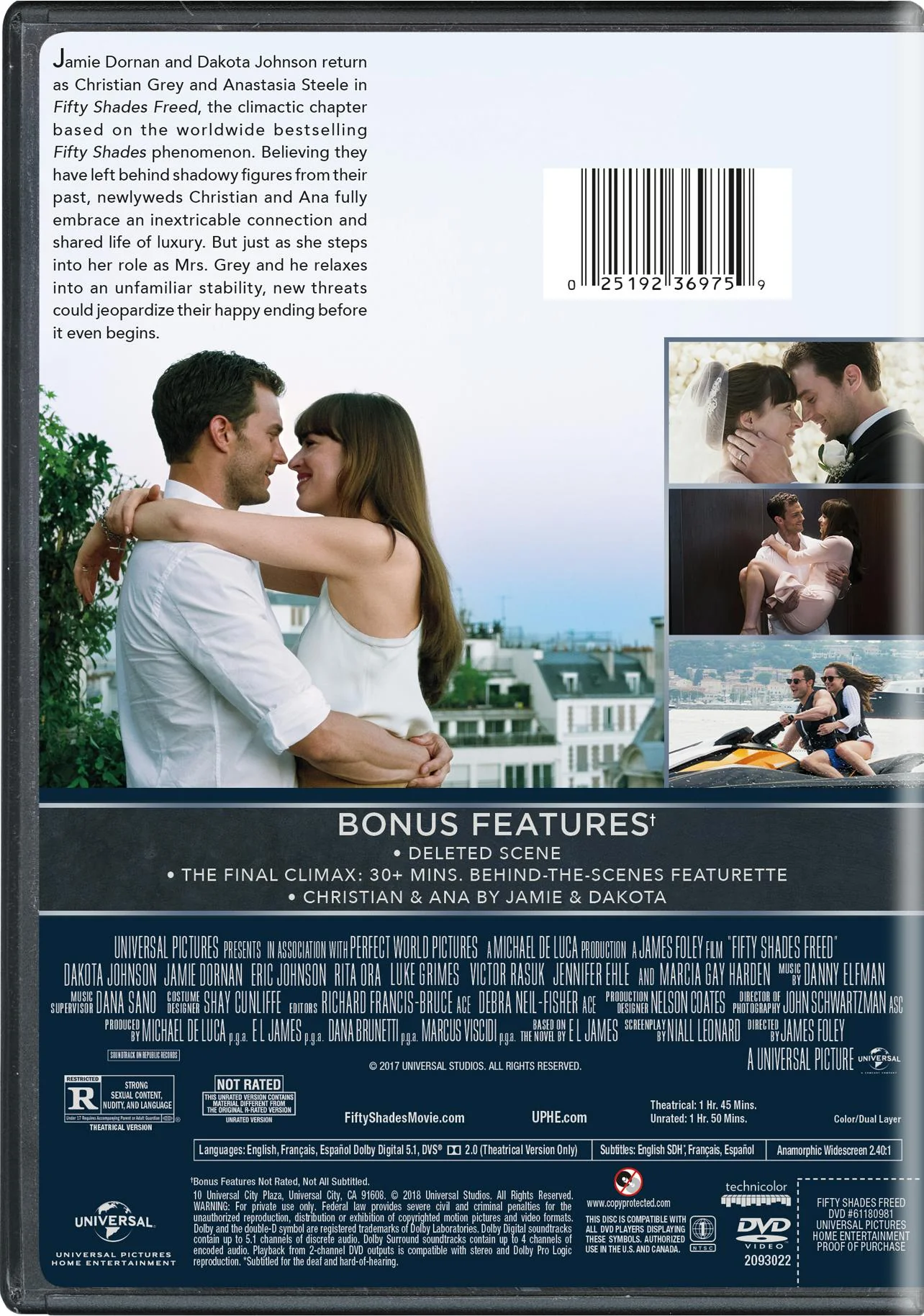 Fifty Shades Freed [DVD] - Image 2