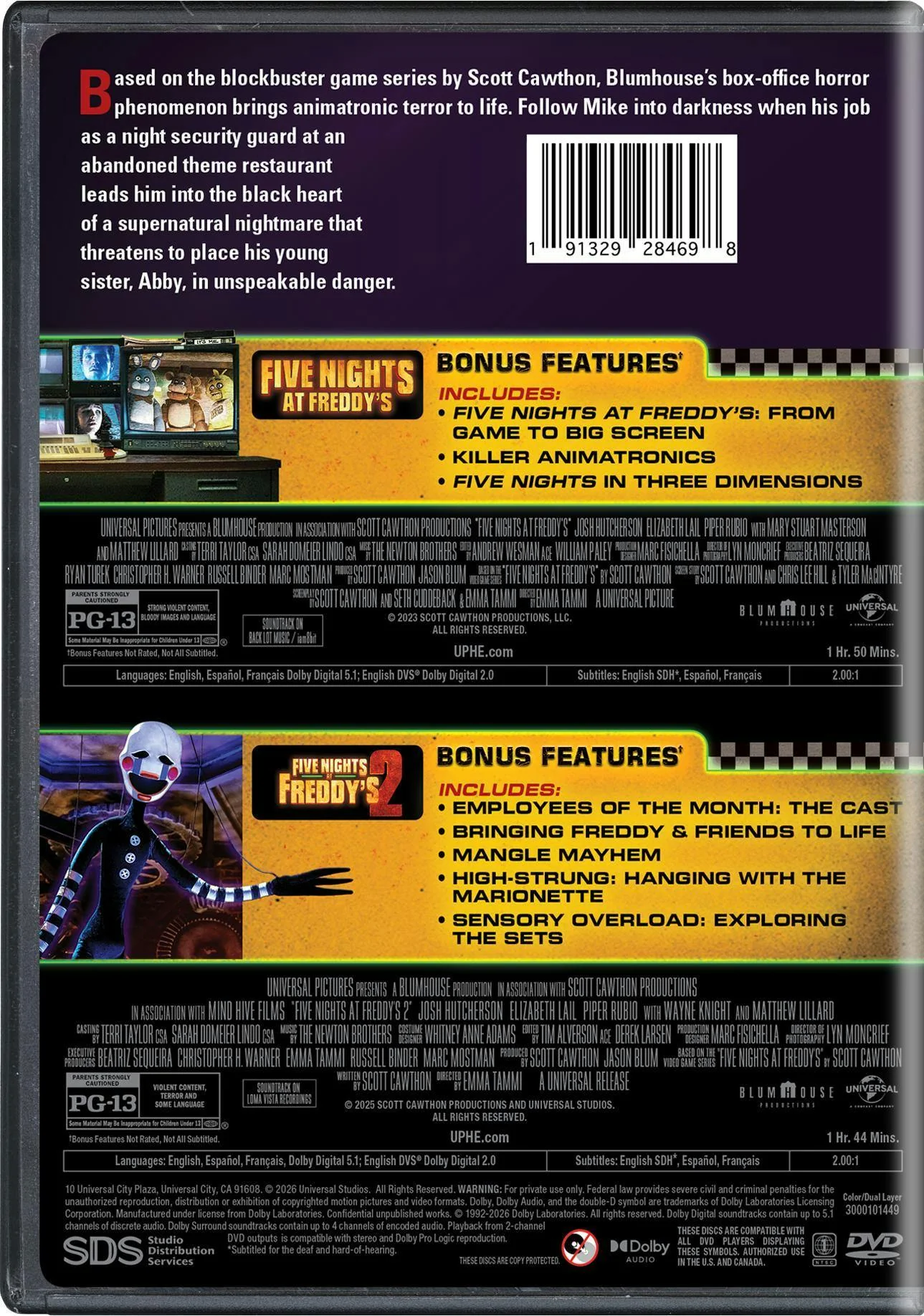 Five Nights at Freddy's: 2-Movie Collection [DVD] - Image 3