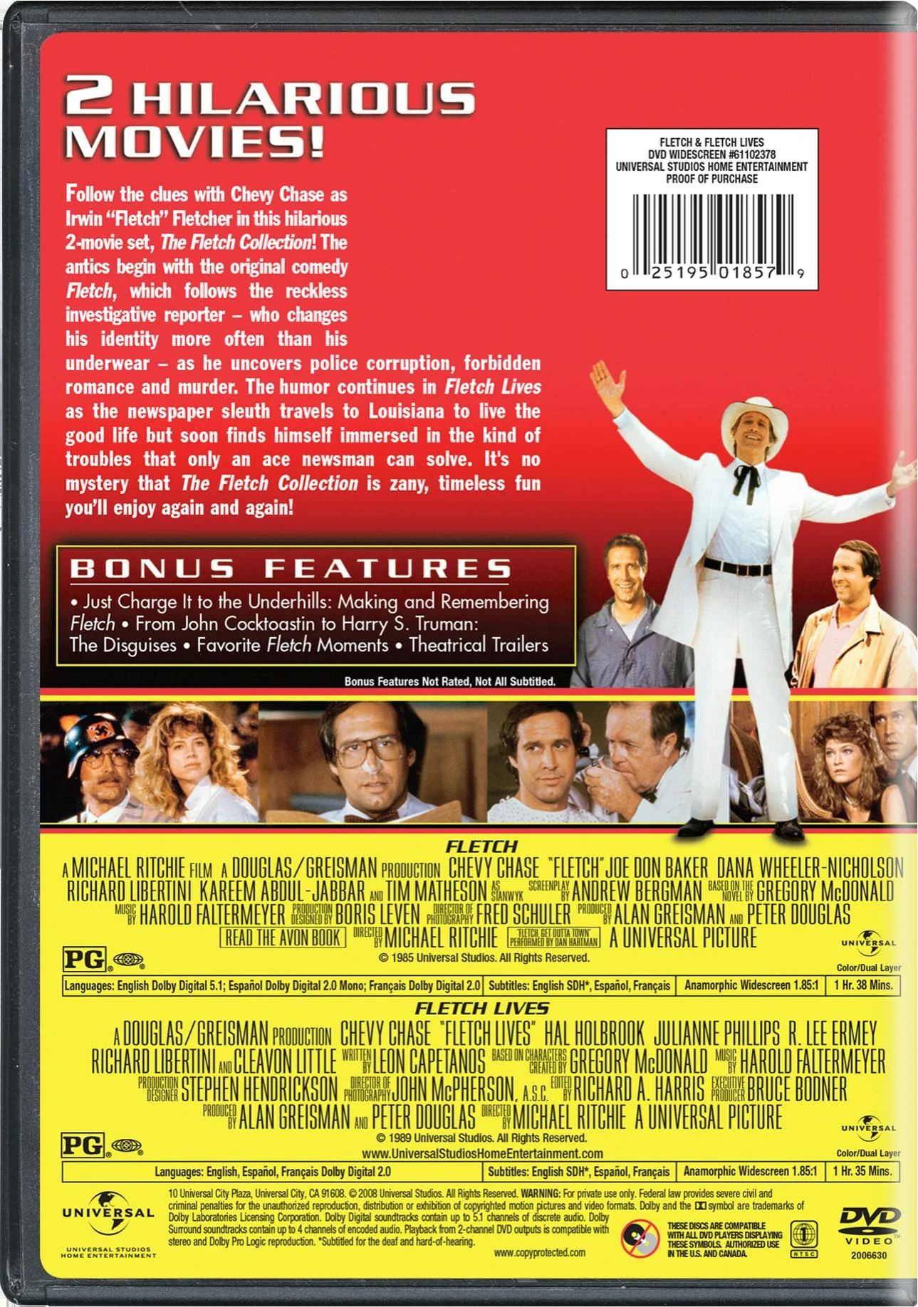 Fletch/Fletch Lives [DVD] - Image 2