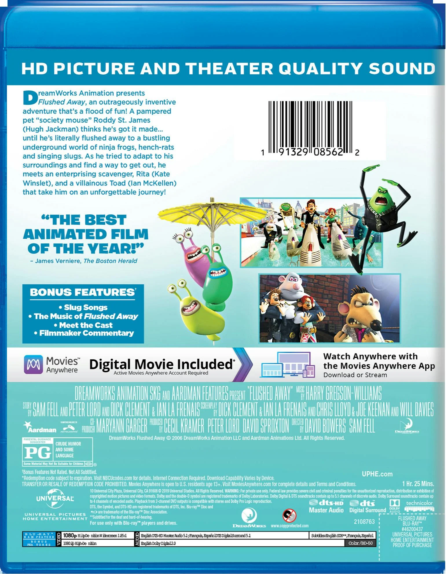 Flushed Away (Blu-ray + Digital HD) [Blu-ray] - Image 2