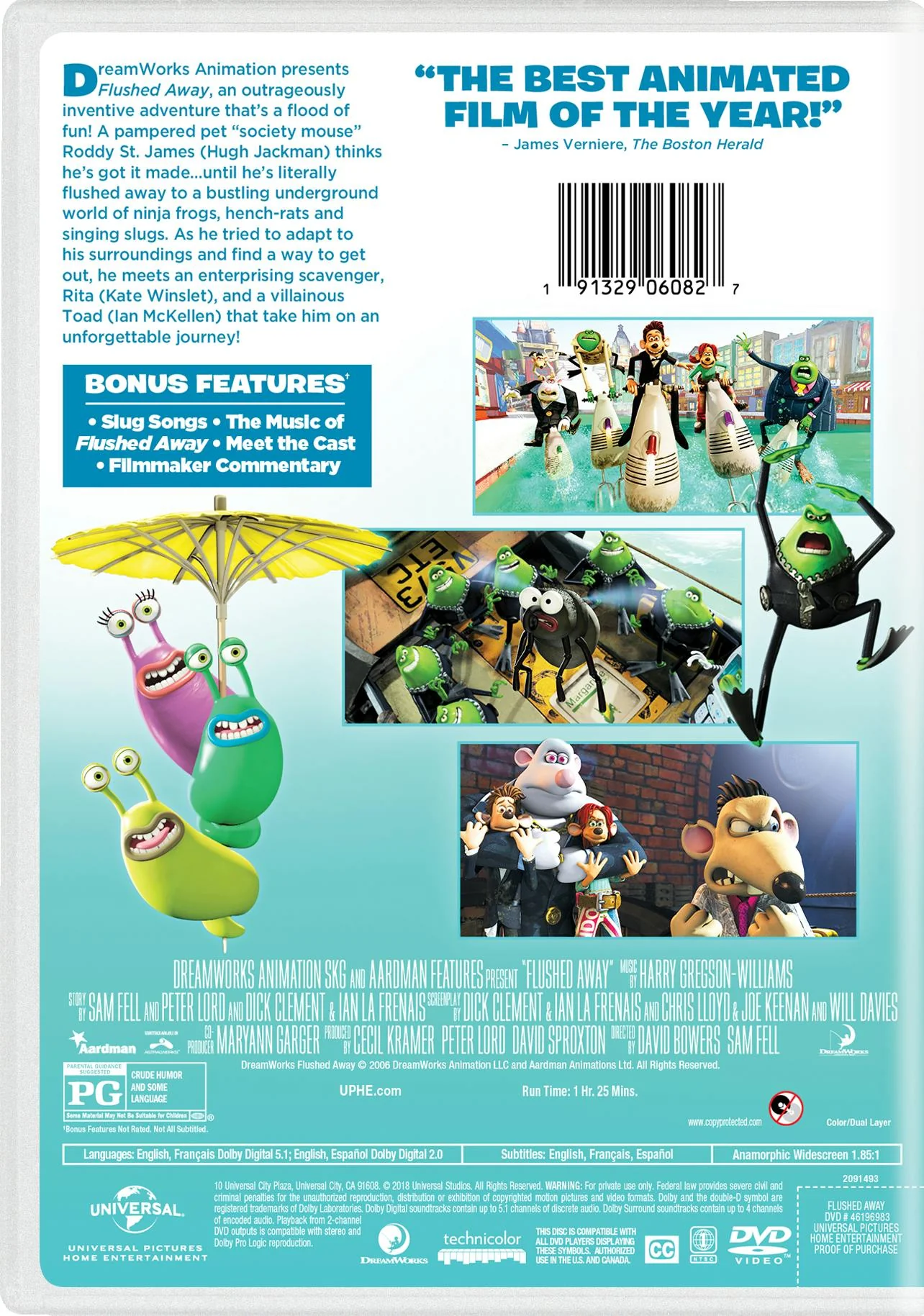 Flushed Away (DVD New Box Art) [DVD] - Image 2